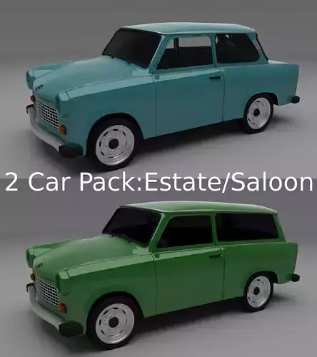 Trabant 601 estate saloon pack