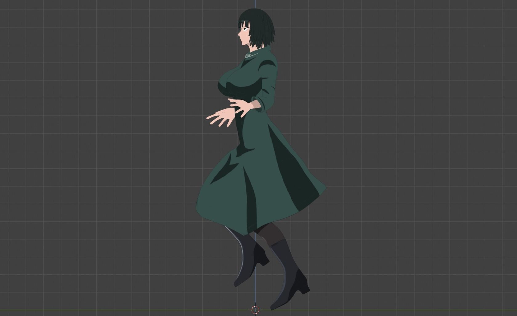 Fubuki 3D model_3