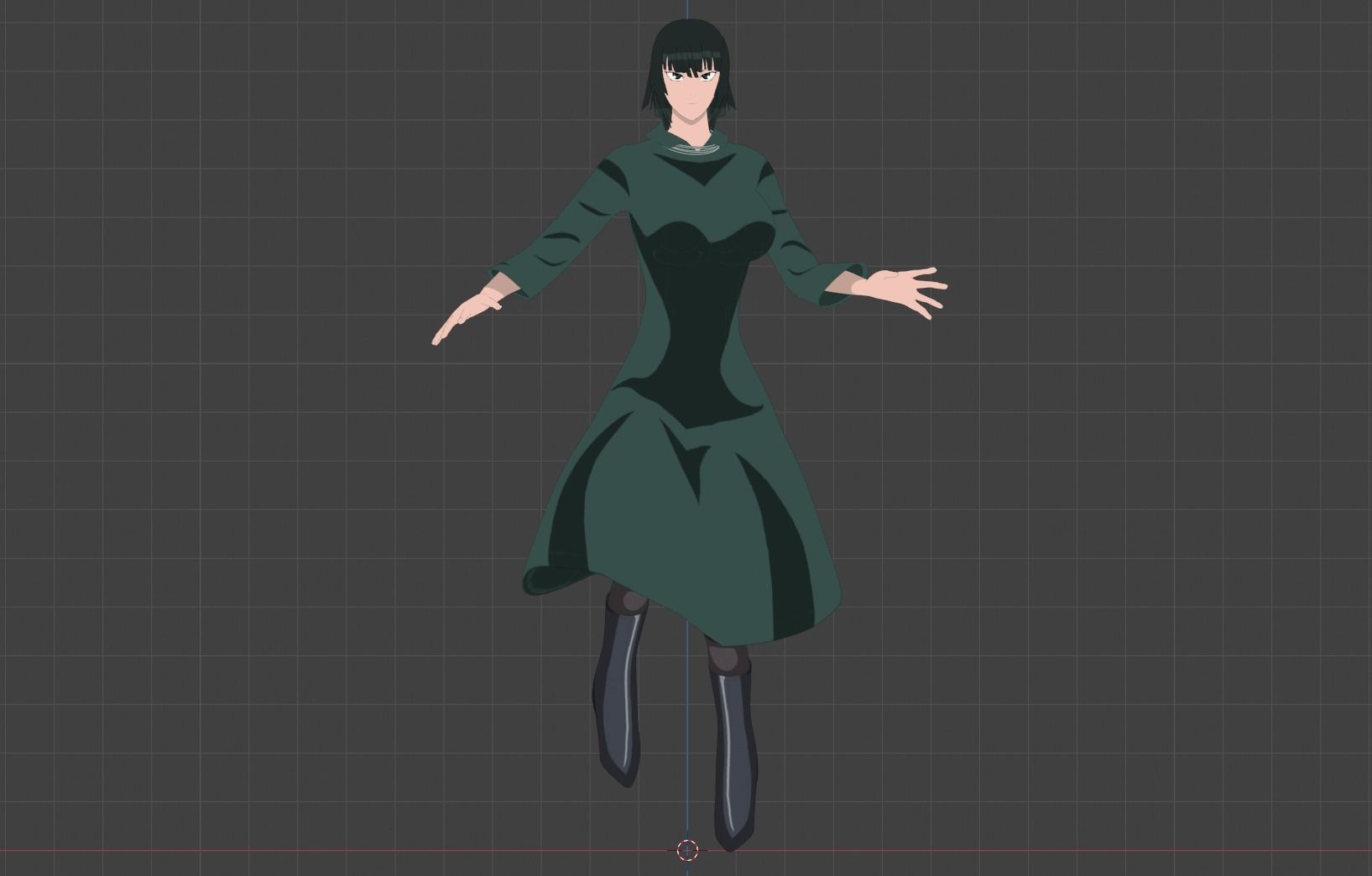 Fubuki 3D model_5