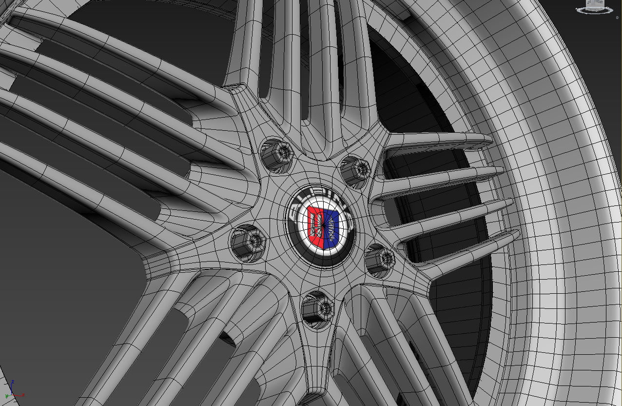 ALPINA Custom wheel 3D model_30