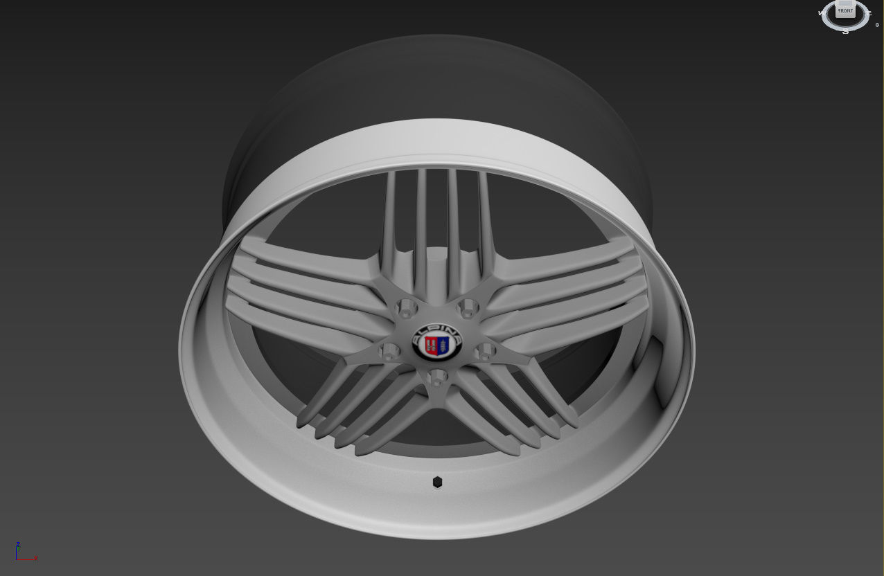 ALPINA Custom wheel 3D model_17
