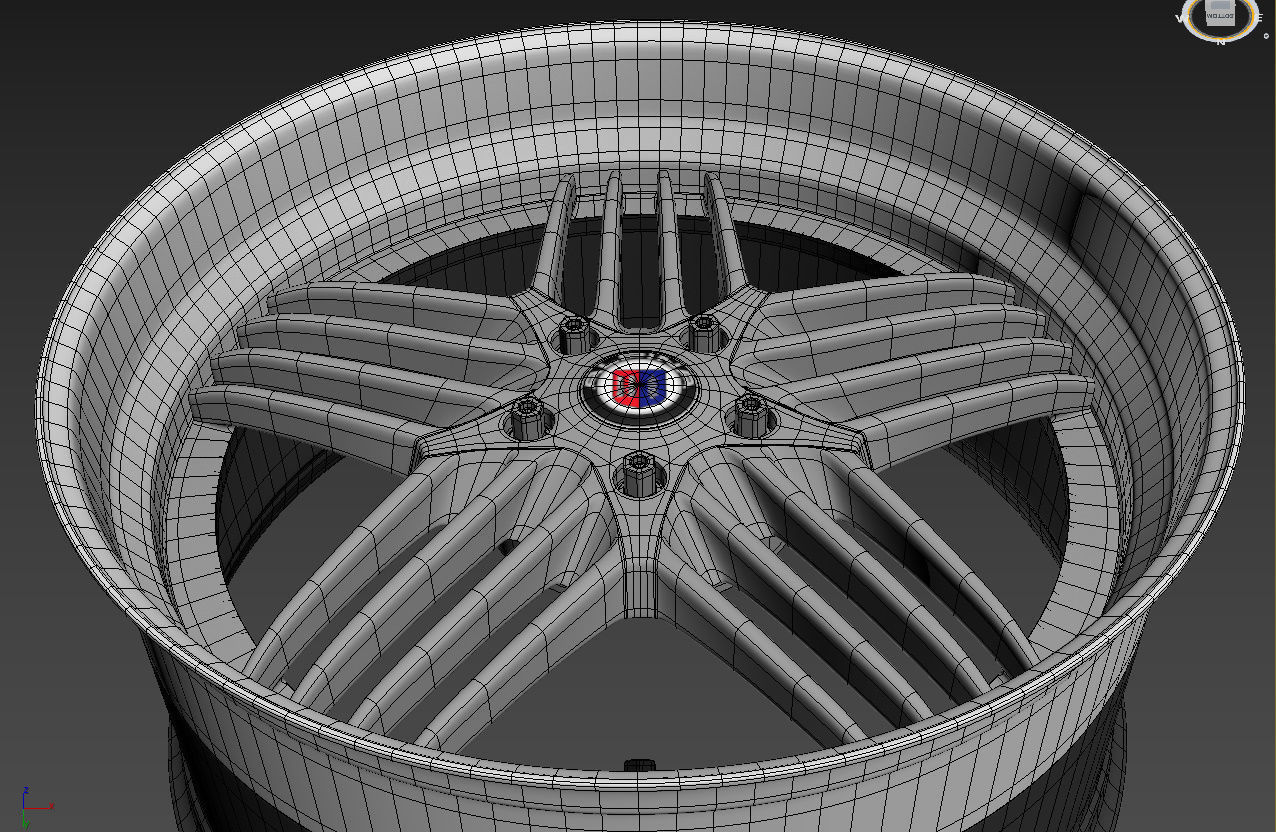 ALPINA Custom wheel 3D model_26