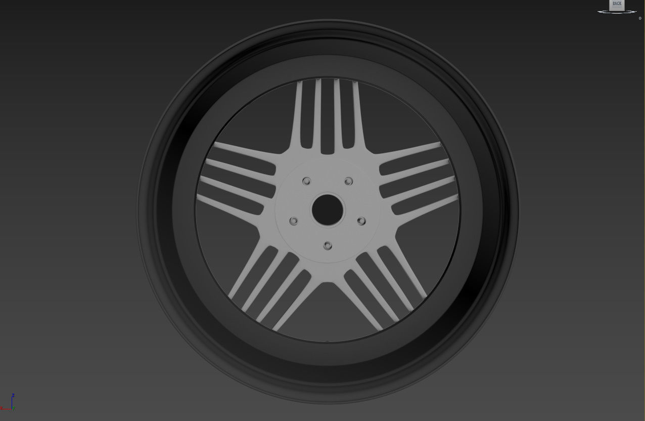 ALPINA Custom wheel 3D model_37