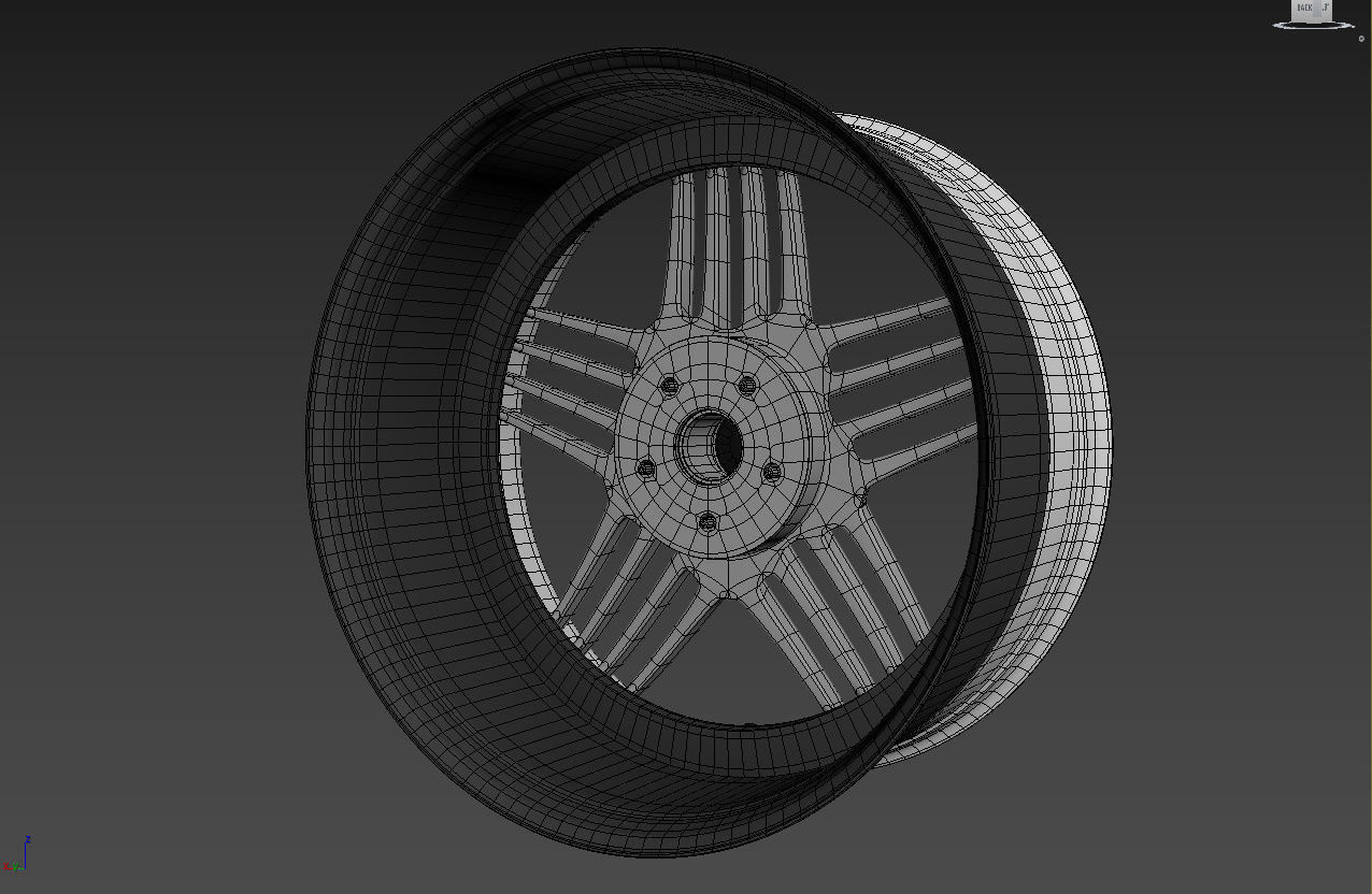 ALPINA Custom wheel 3D model_14
