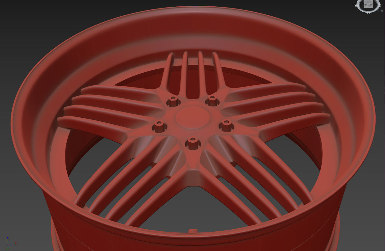 ALPINA Custom wheel 3D model_28