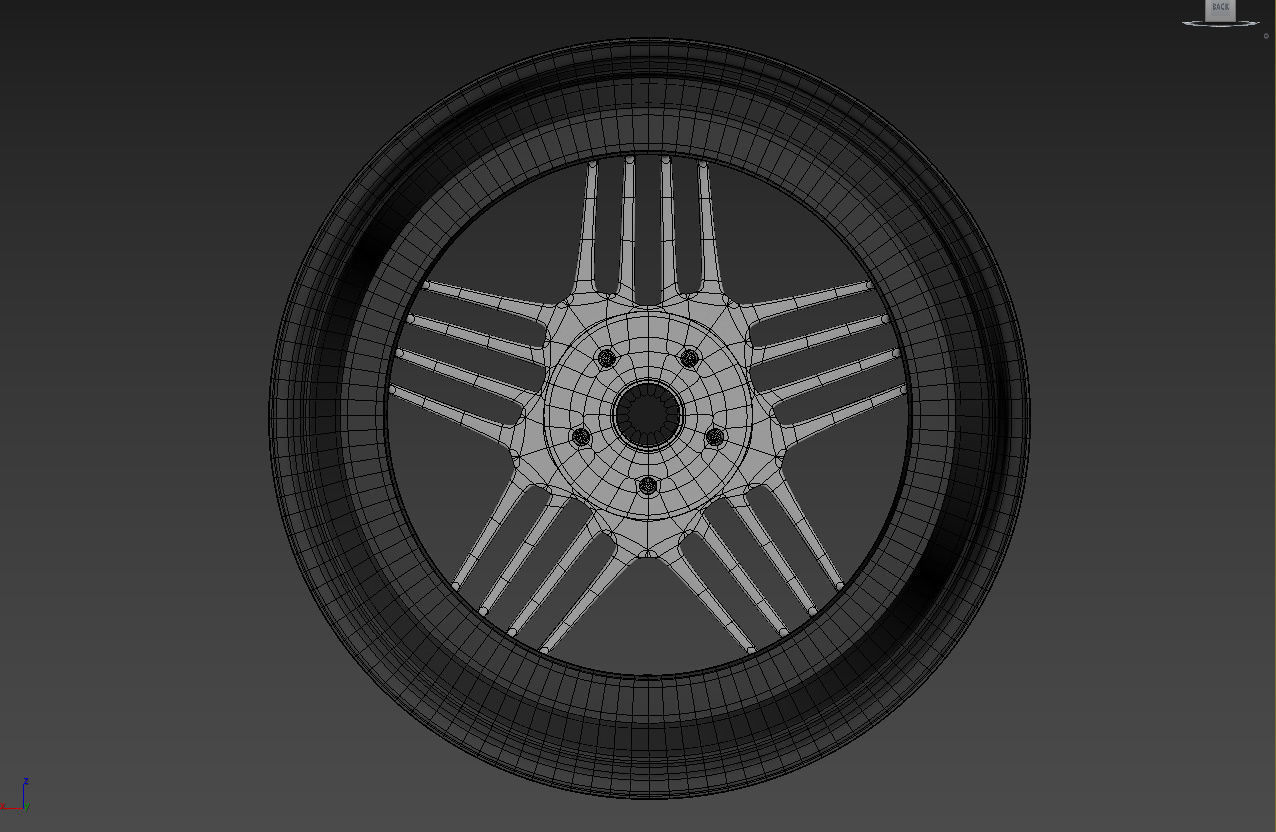 ALPINA Custom wheel 3D model_38