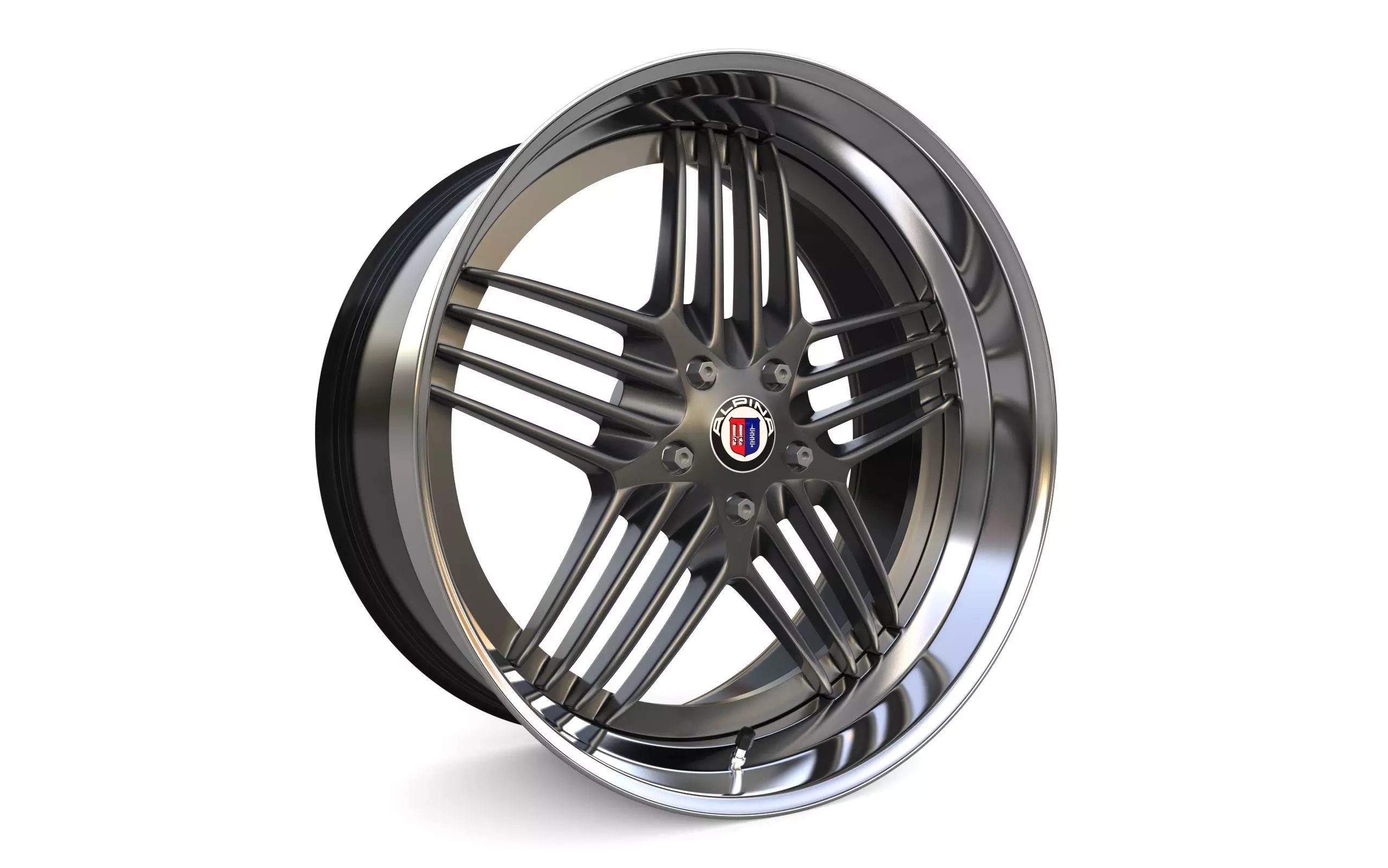 ALPINA Custom wheel 3D model_0