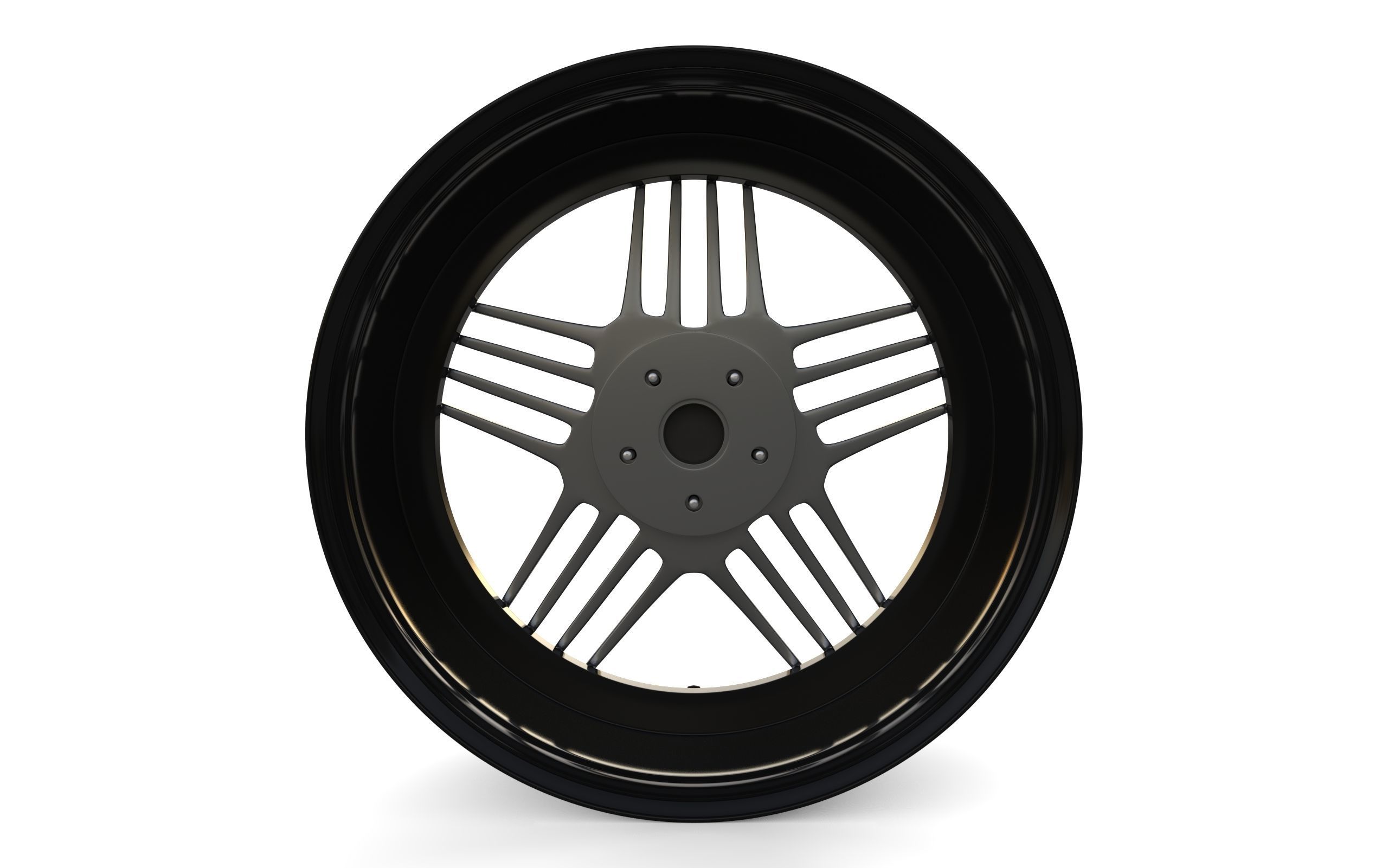ALPINA Custom wheel 3D model_3