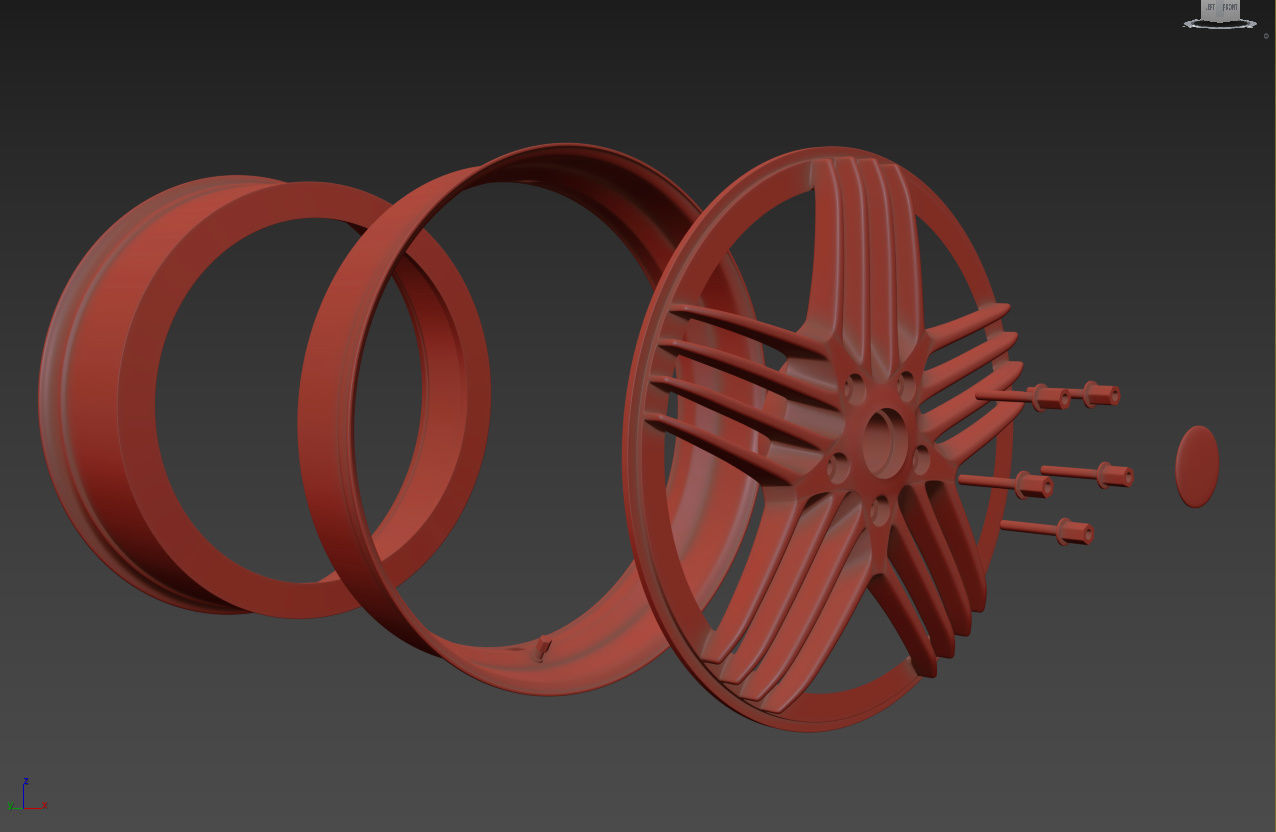 ALPINA Custom wheel 3D model_44