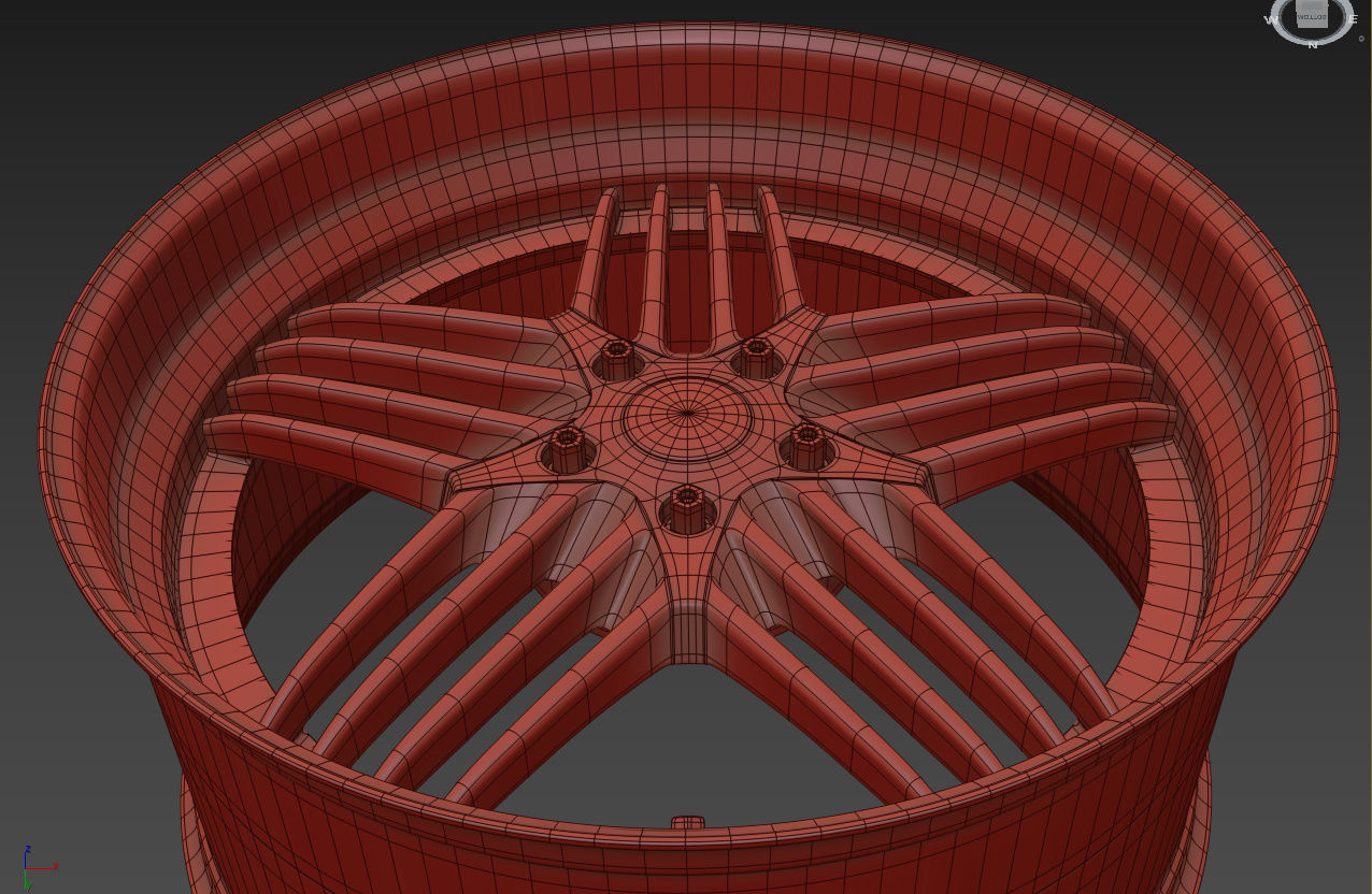 ALPINA Custom wheel 3D model_27