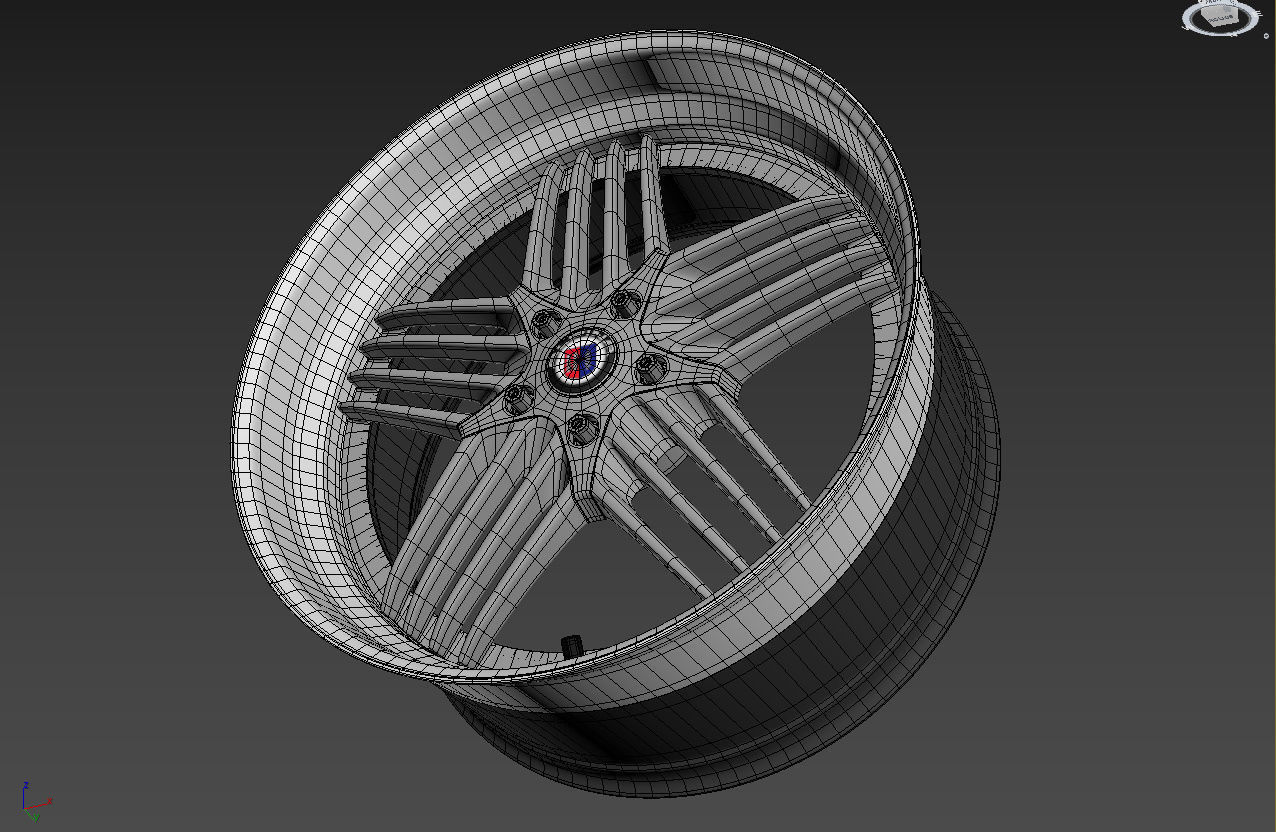 ALPINA Custom wheel 3D model_22