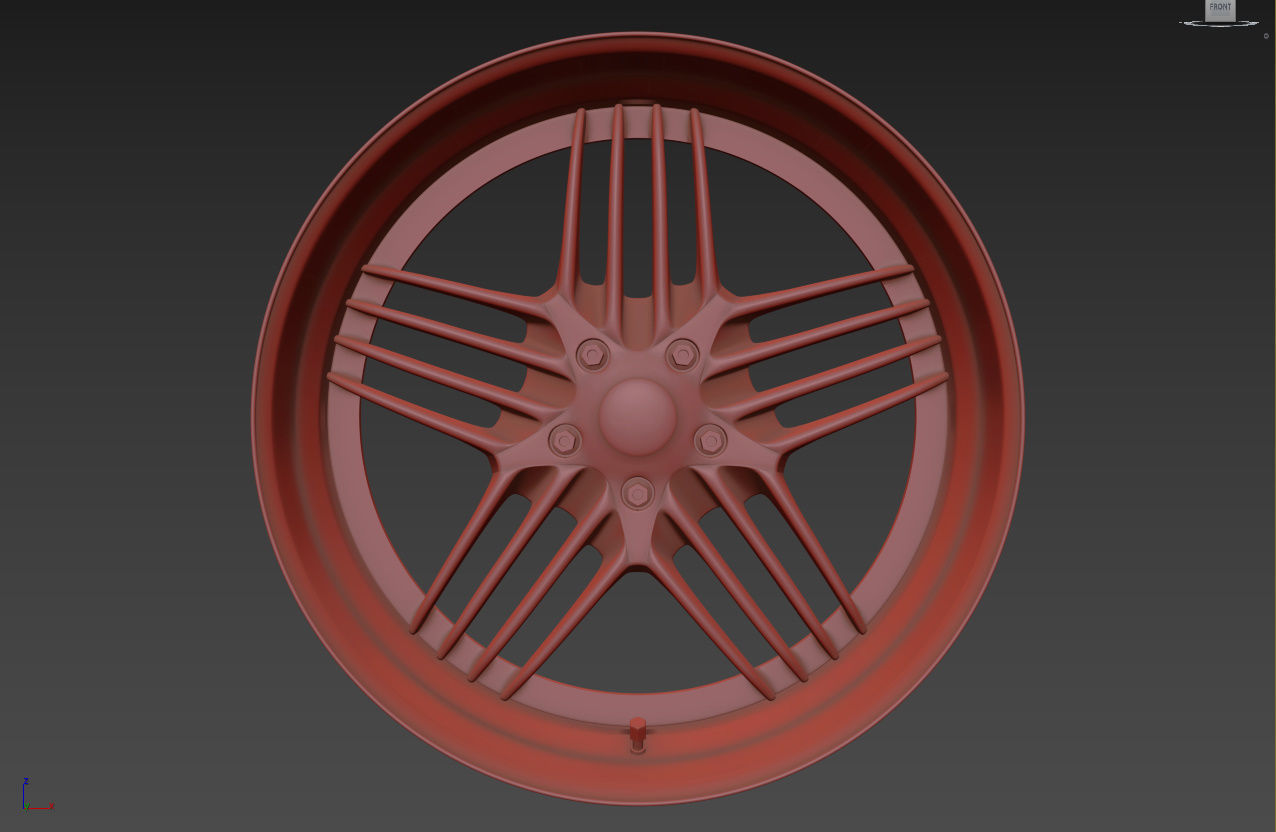 ALPINA Custom wheel 3D model_36