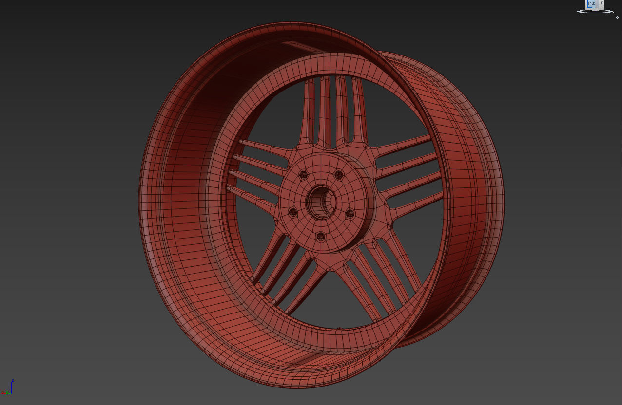 ALPINA Custom wheel 3D model_15