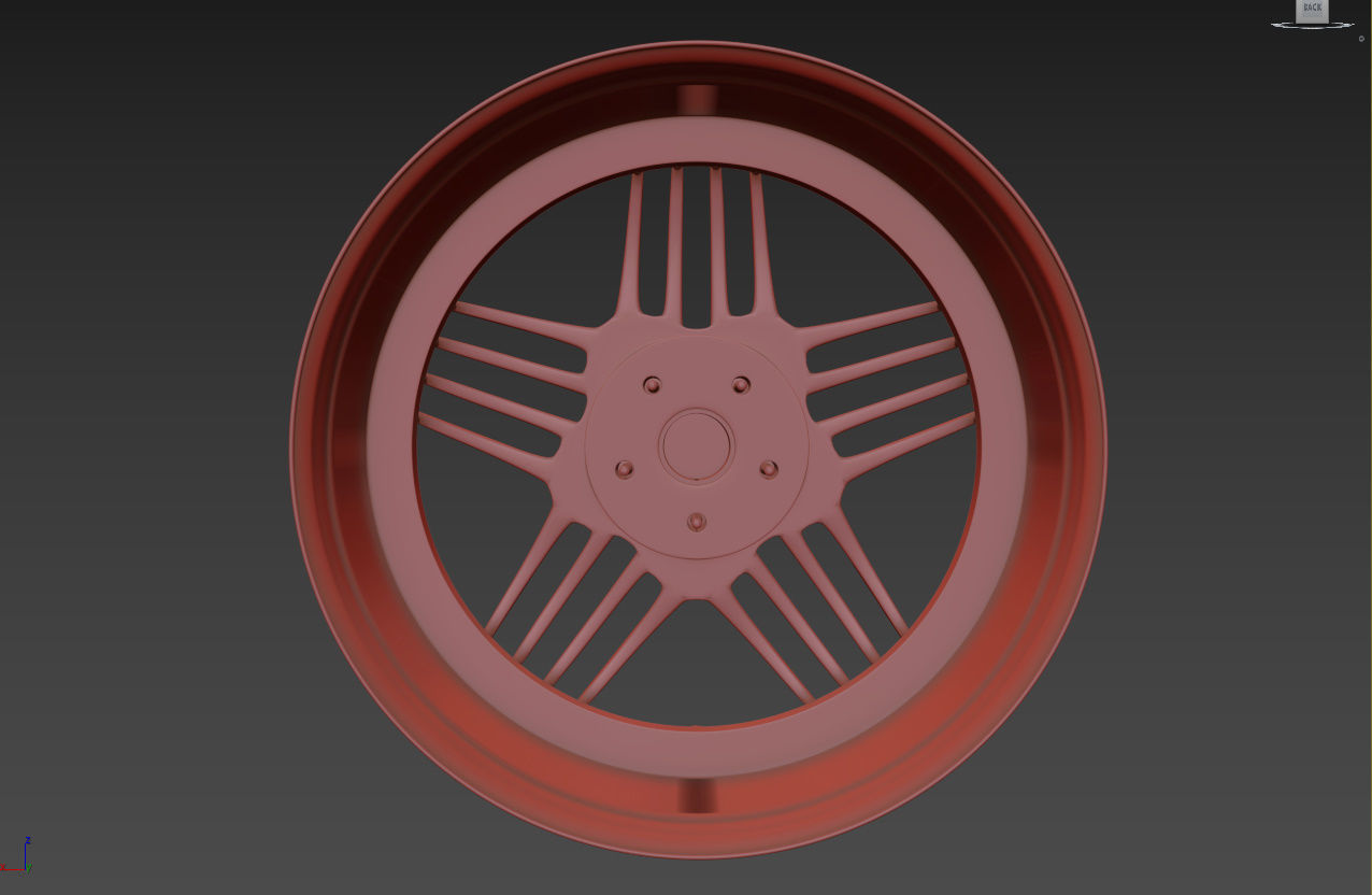 ALPINA Custom wheel 3D model_40
