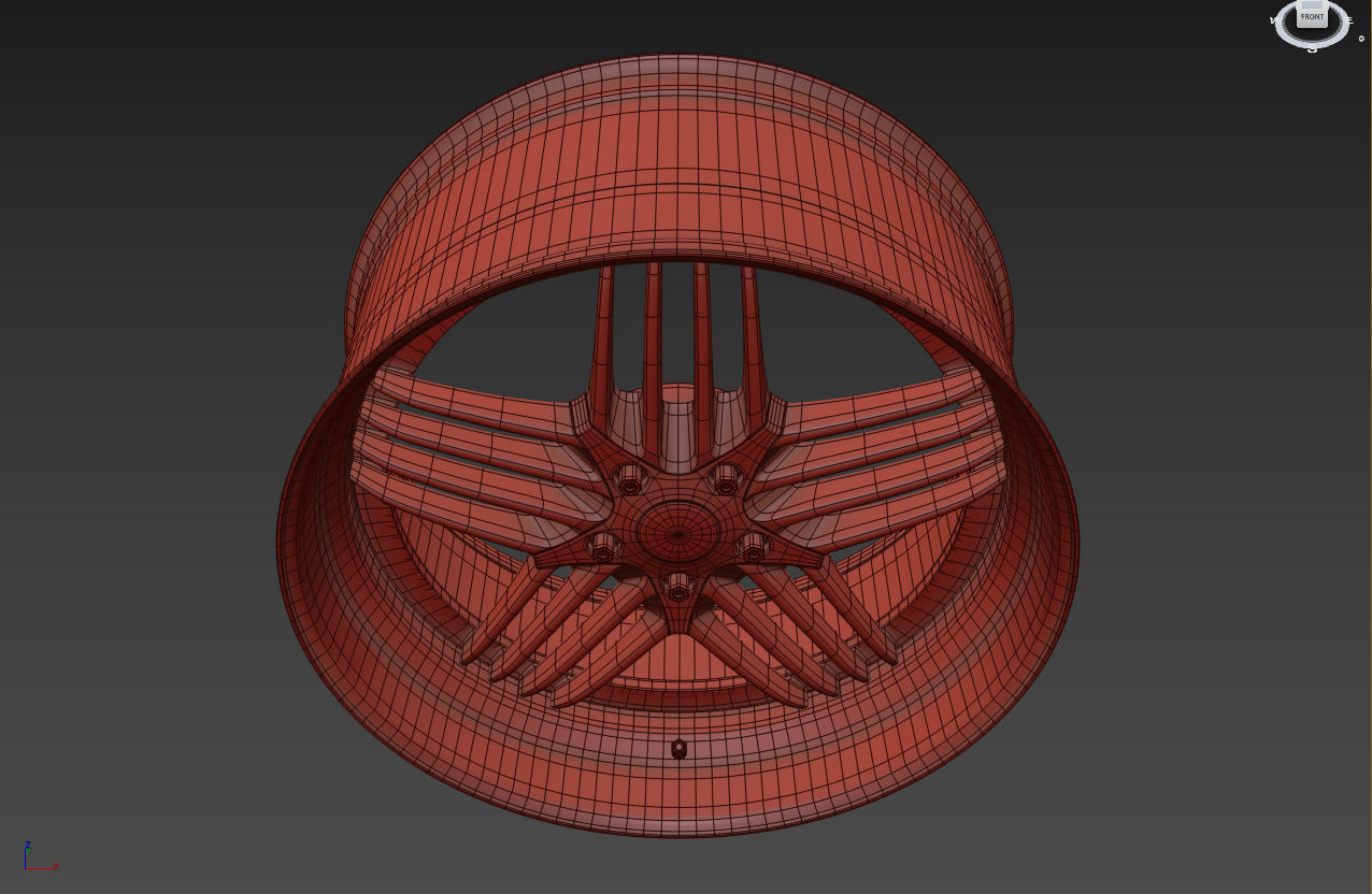 ALPINA Custom wheel 3D model_19