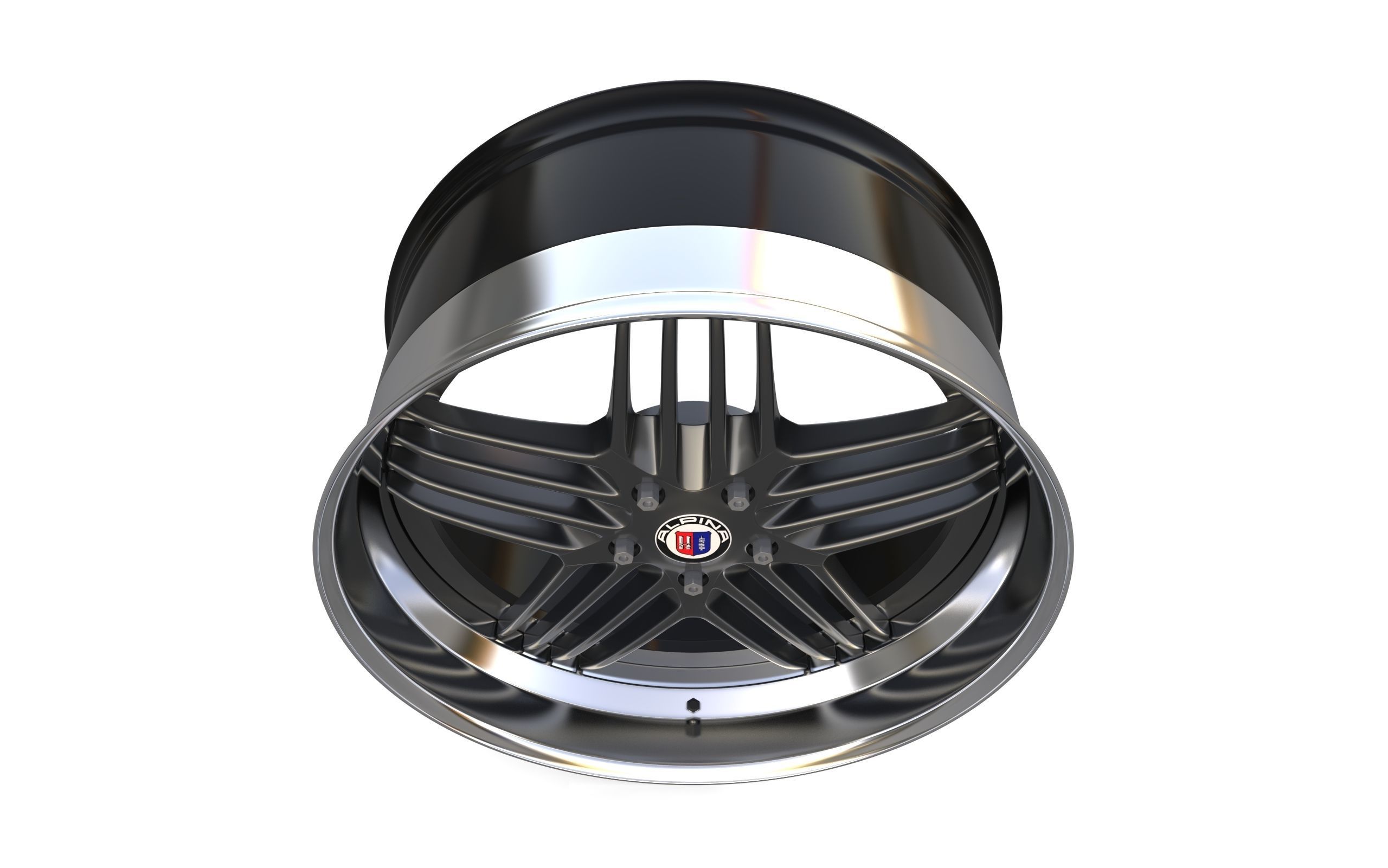 ALPINA Custom wheel 3D model_6