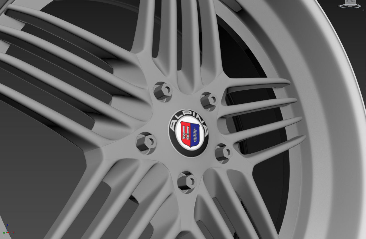 ALPINA Custom wheel 3D model_29
