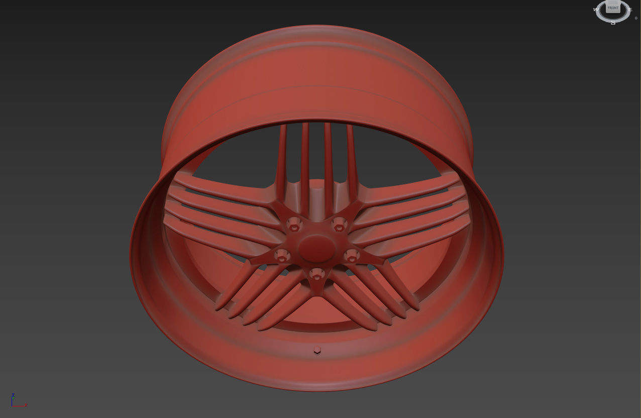 ALPINA Custom wheel 3D model_20