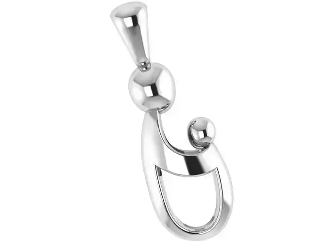 Mother Son Pendant 1001