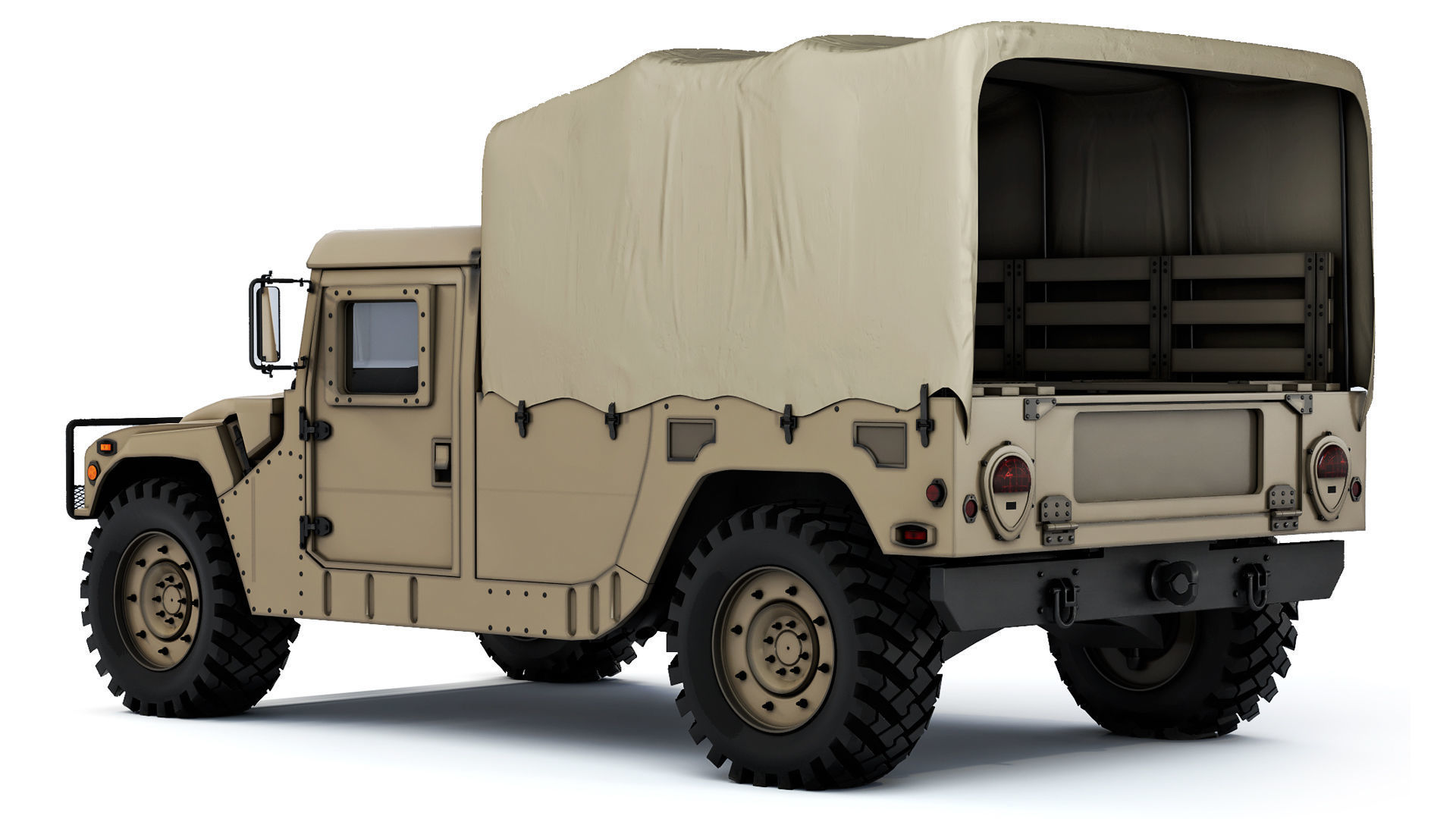 HMMWV M1038 2010 3D model_2