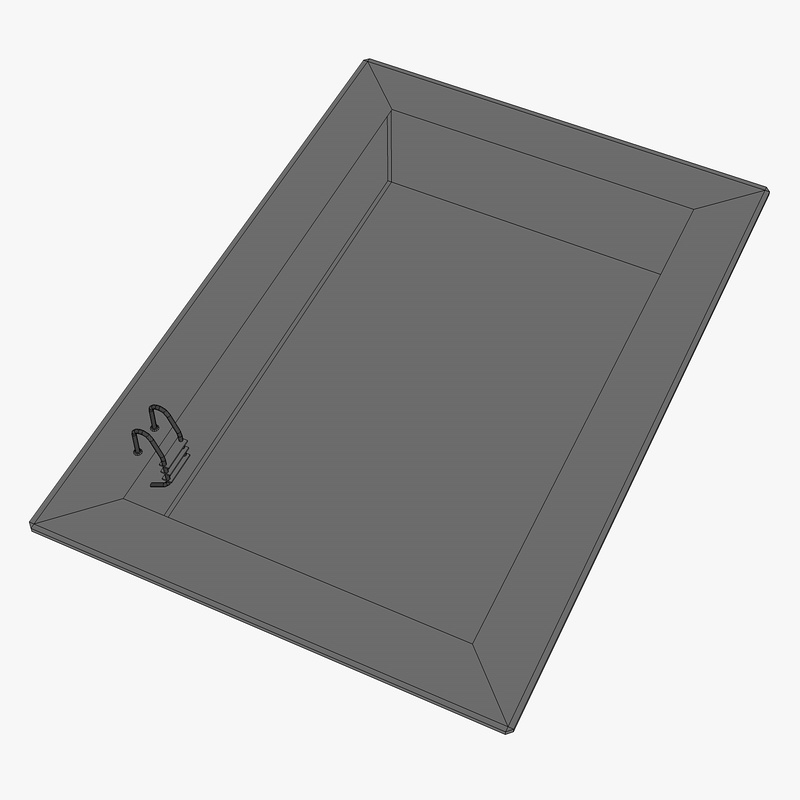 Low poly swimming pool Low-poly 3D model_4