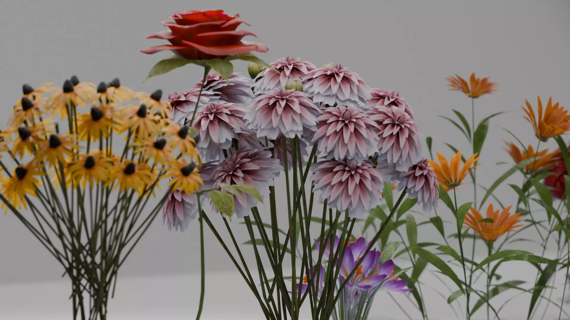 Flowers Pack 3D model 3D model_0