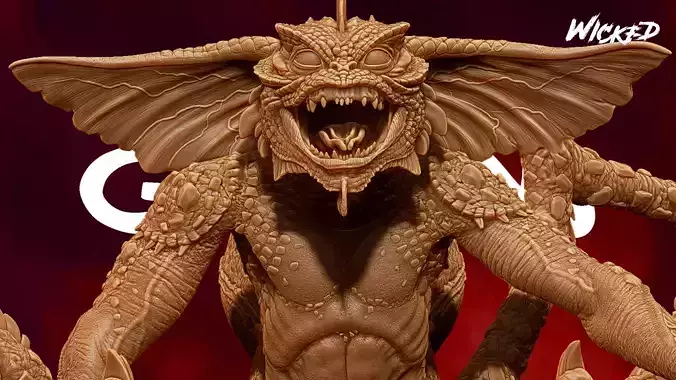 Wicked Gremlins Spider Sculpture Tested for 3D printing