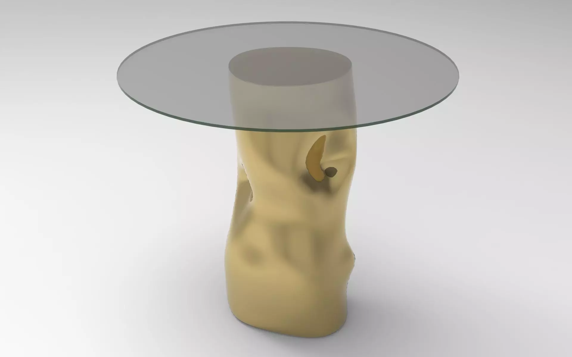 Dalf Side Table Low-poly 3D model_0