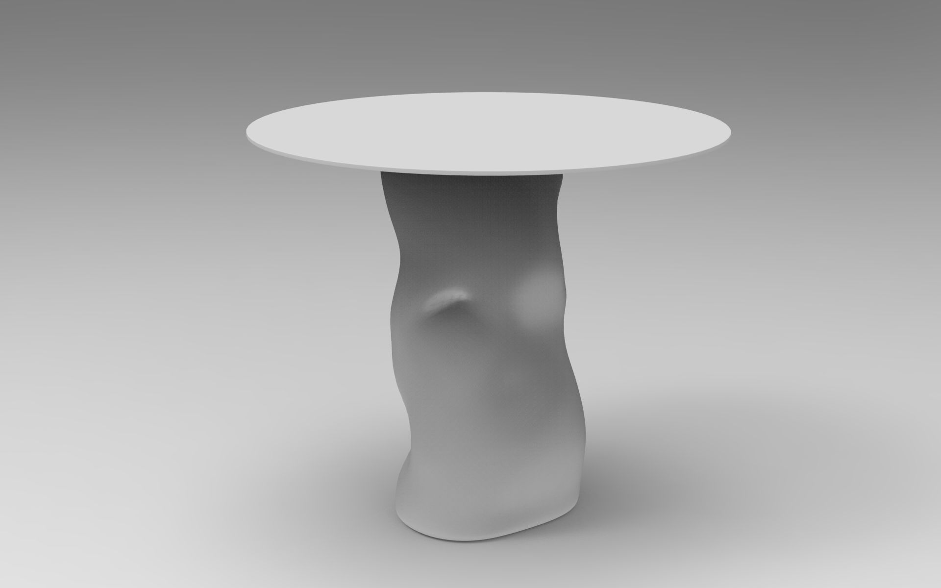 Dalf Side Table Low-poly 3D model_7