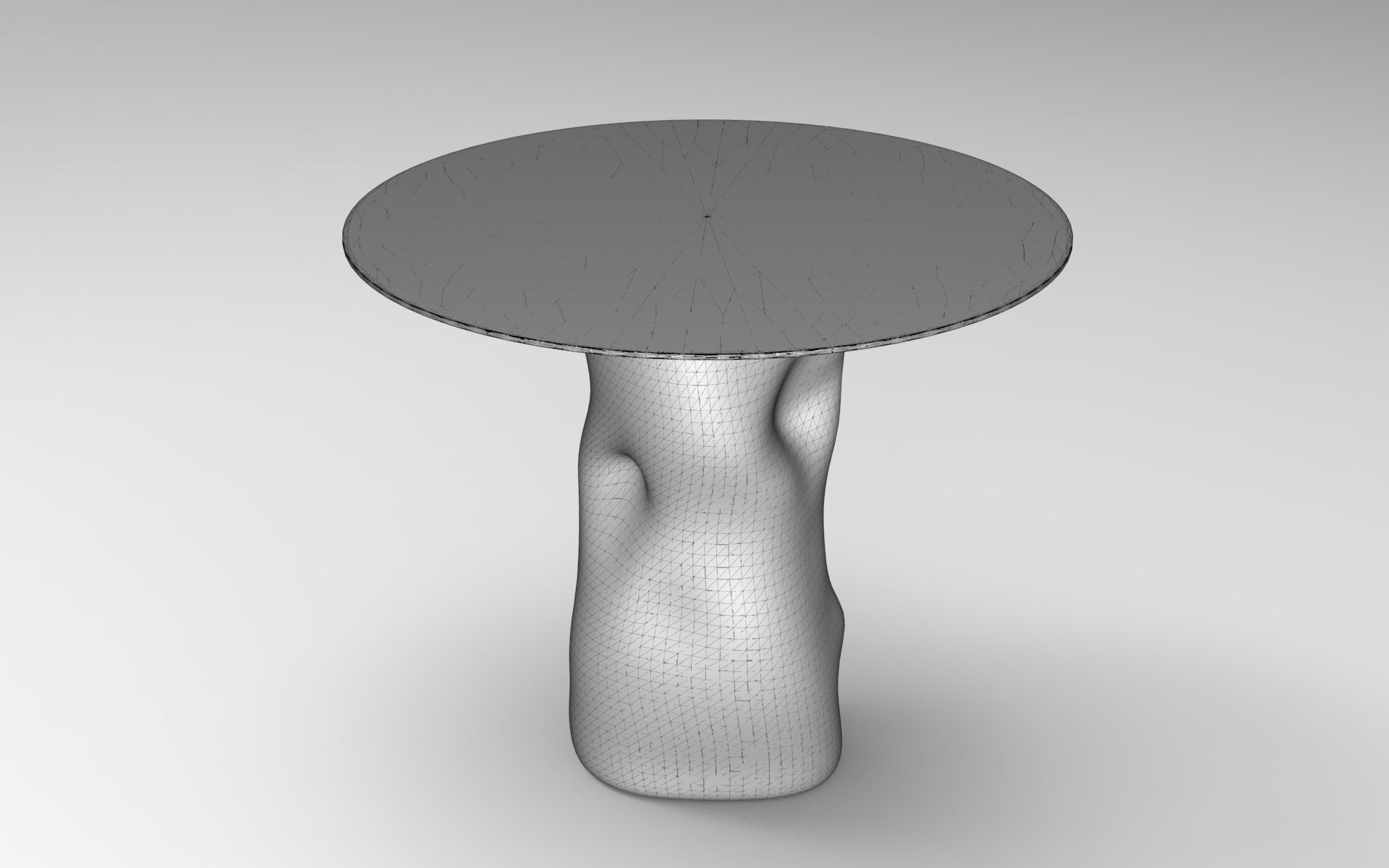 Dalf Side Table Low-poly 3D model_5