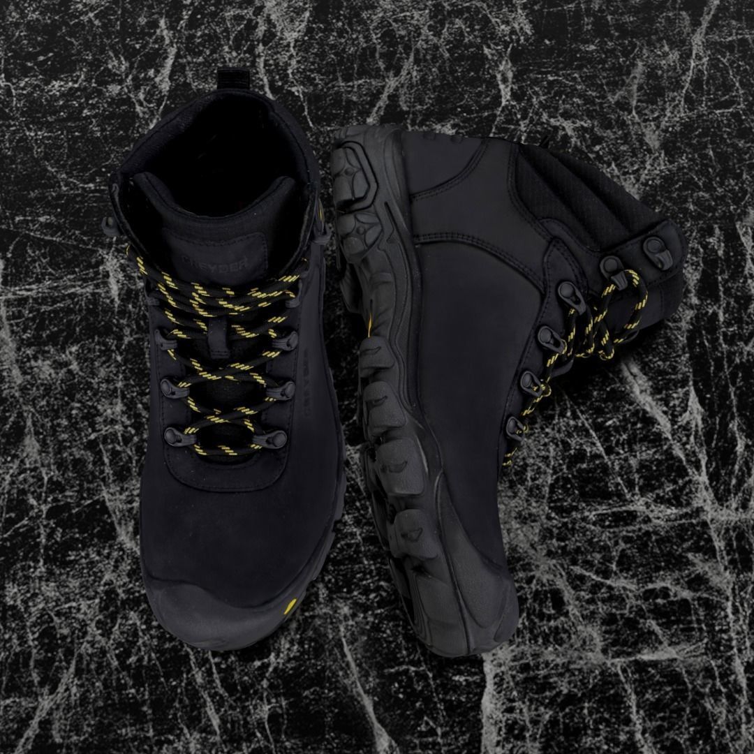 GREYDER 3D BOOTS - BLACK Low-poly 3D model_3