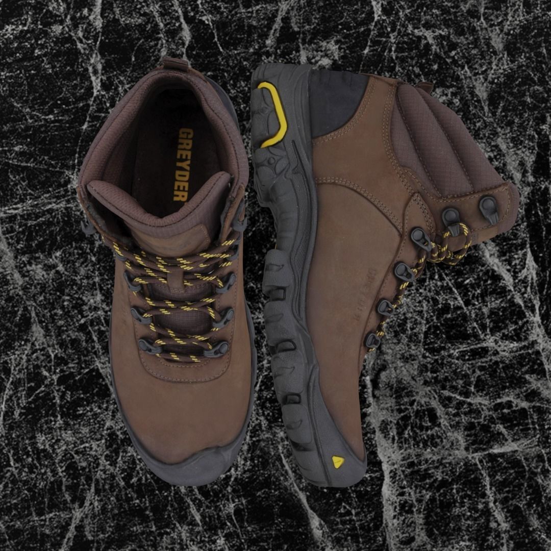 GREYDER 3D BOOTS - BROWN Low-poly 3D model_3
