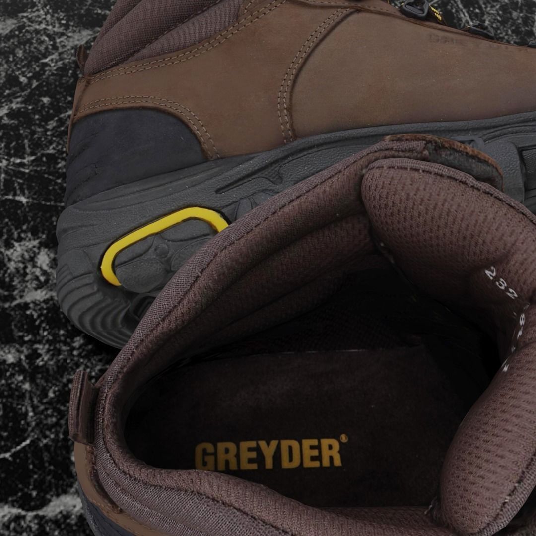 GREYDER 3D BOOTS - BROWN Low-poly 3D model_12