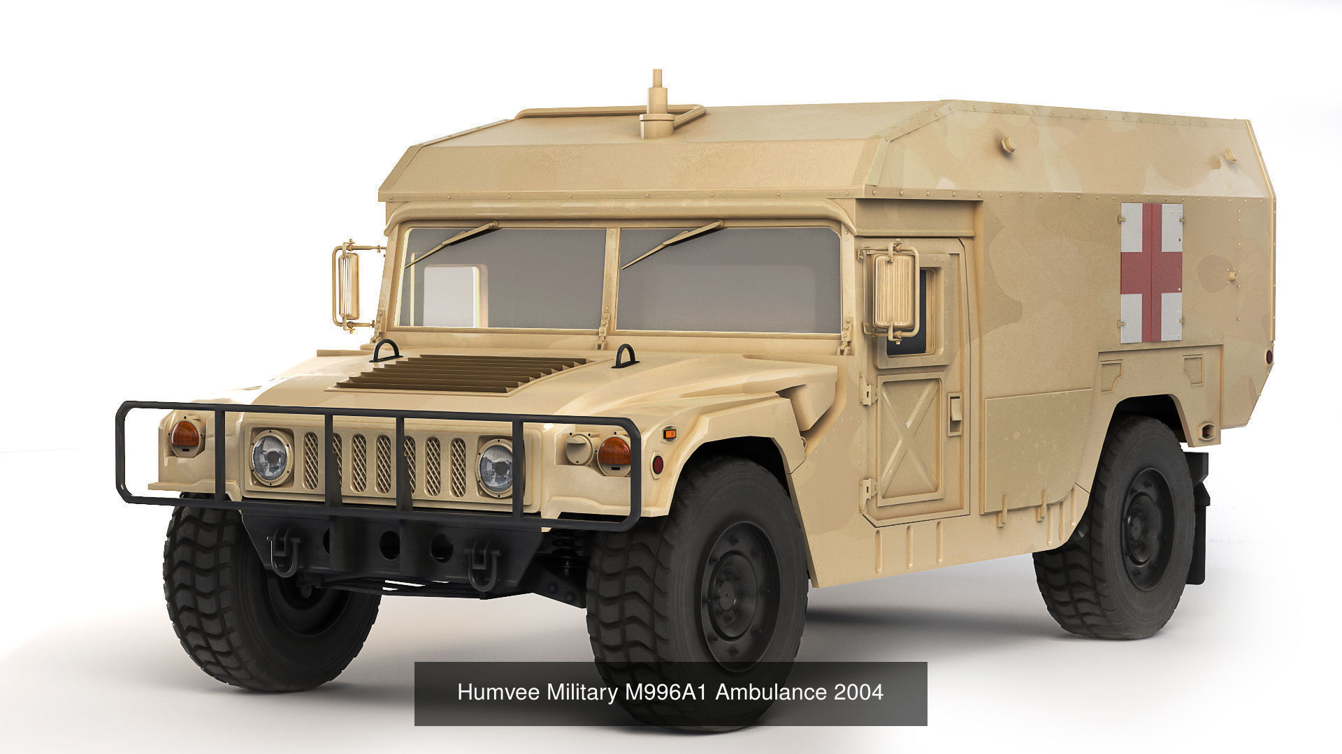 Humvee Military M1038 M1097A2 M1165A1 M1038 M242 Bushmaster 3D Model Collection_4