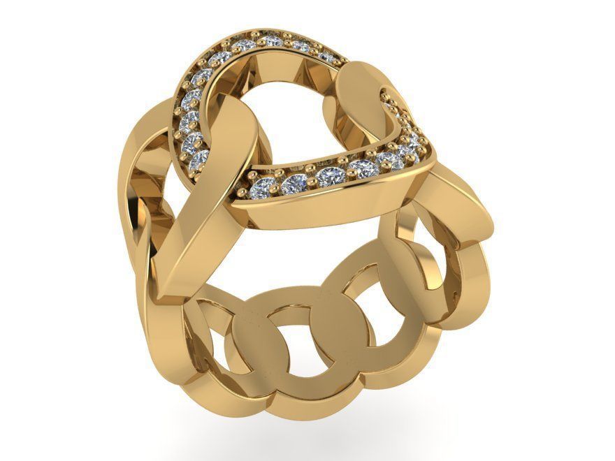 Chain Ring 1014 3D print model_1