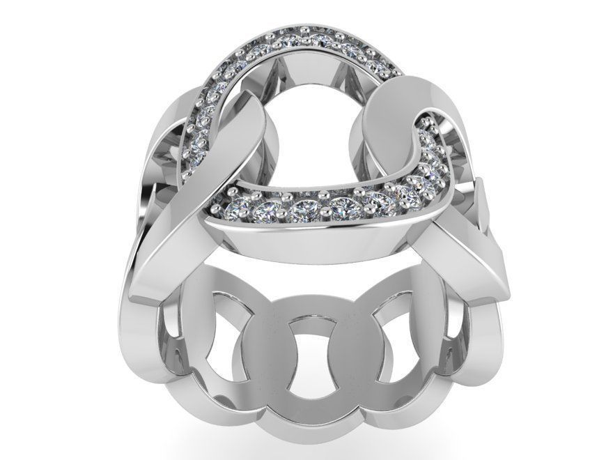Chain Ring 1014 3D print model_2
