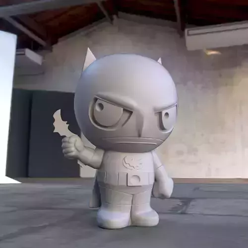 Batman comics art 3D print model