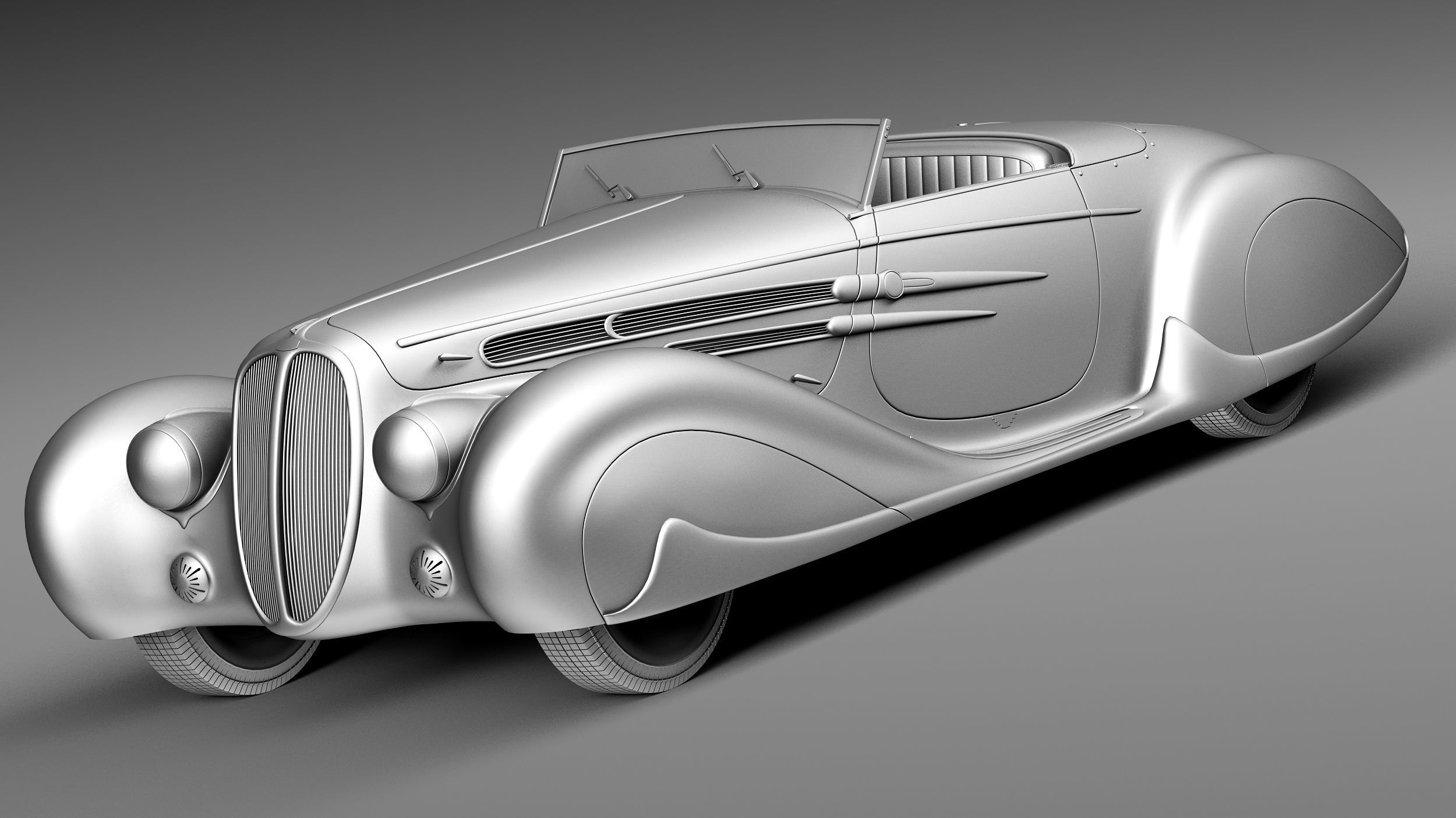 Delahaye T165 1939 3D model_8