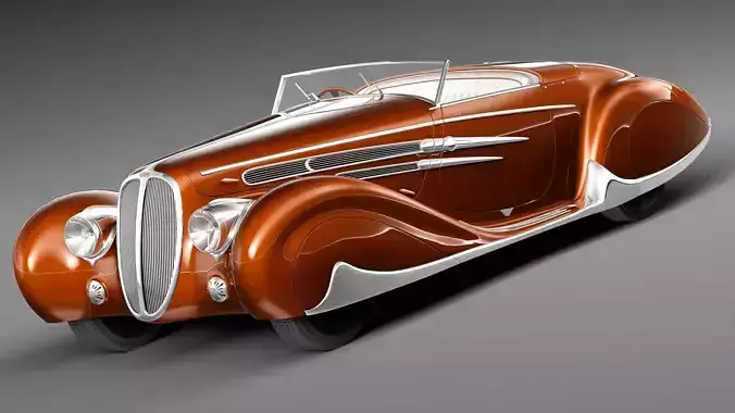 Delahaye T165 1939 3D model