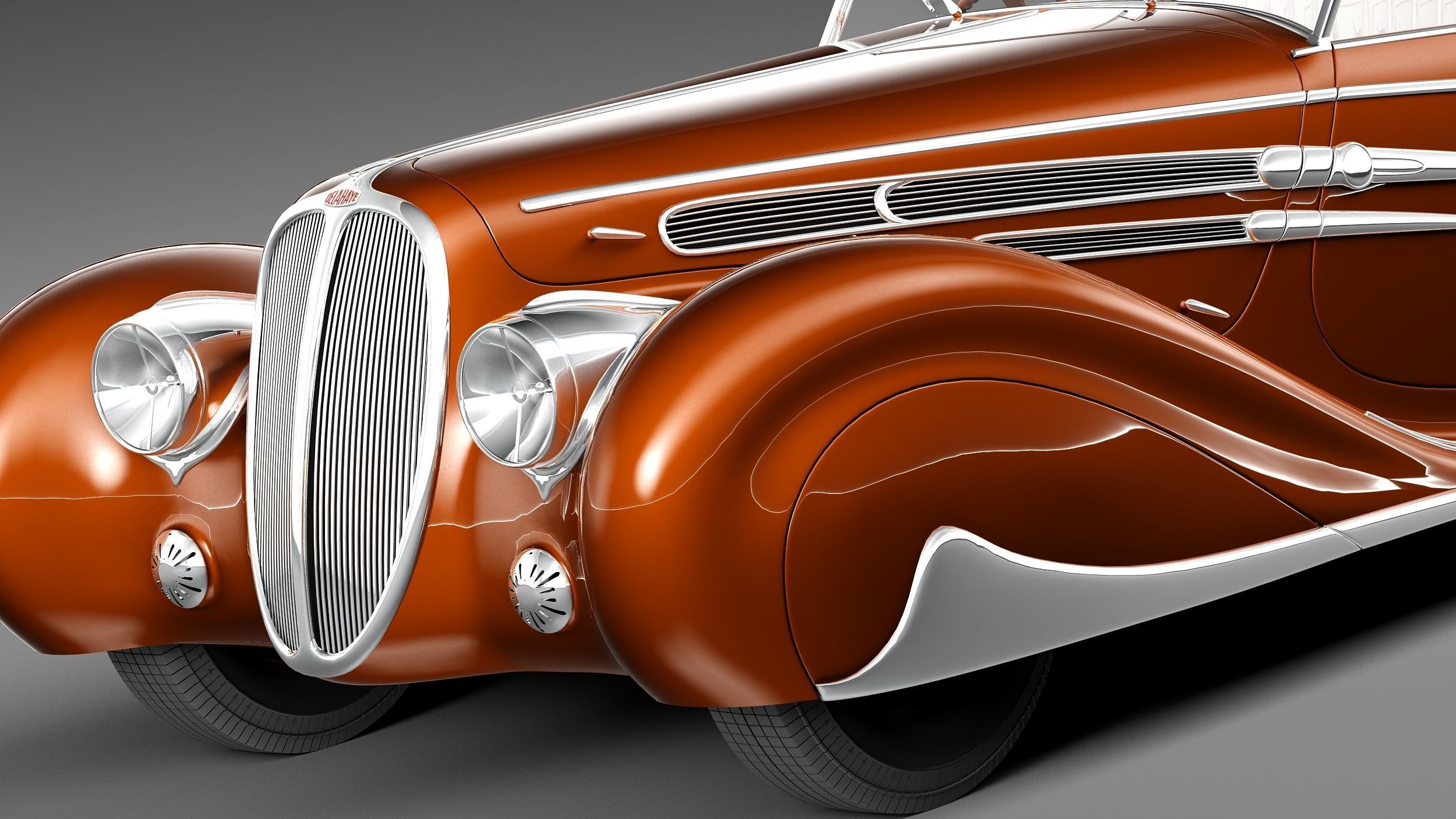 Delahaye T165 1939 3D model_2