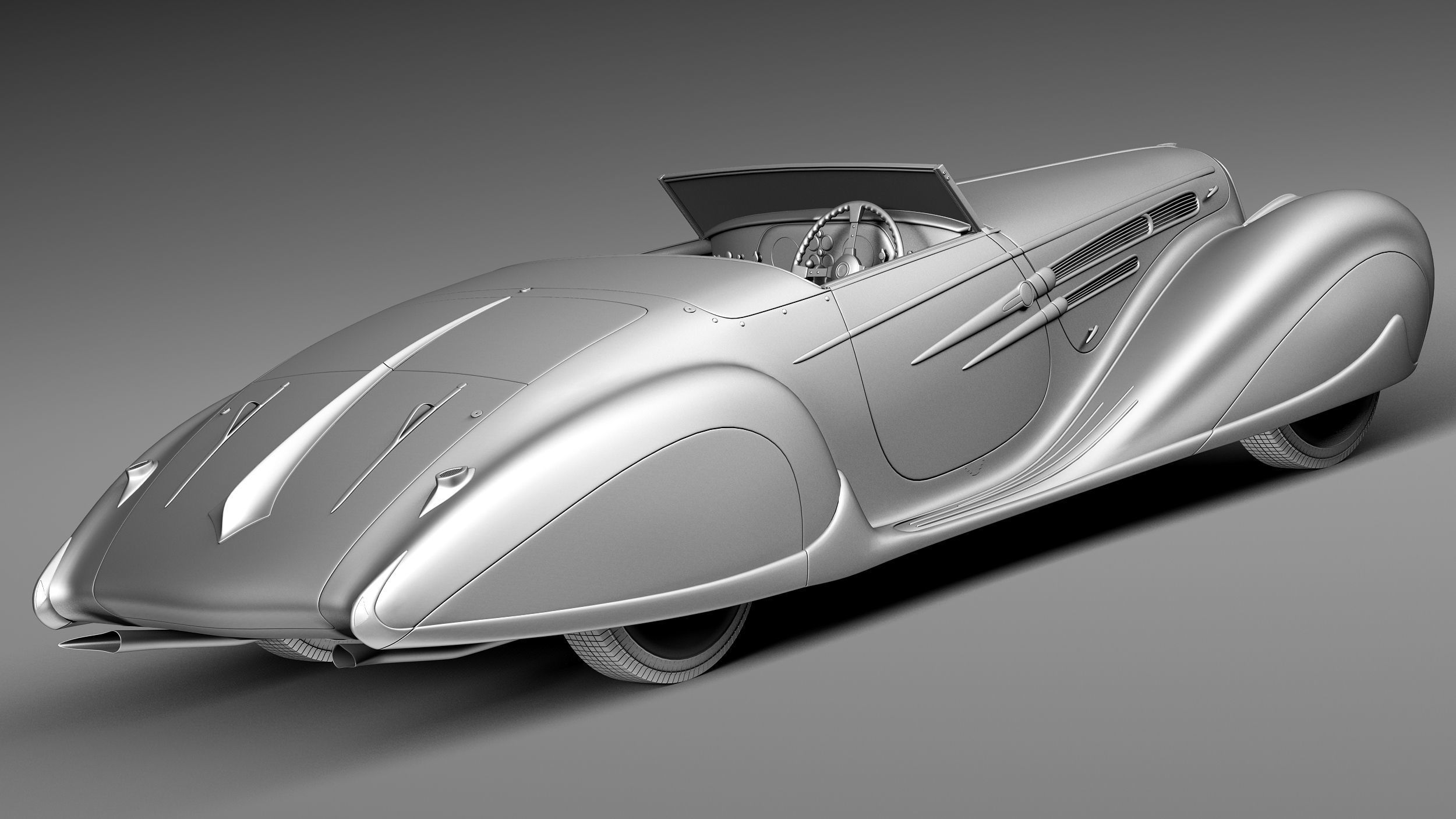 Delahaye T165 1939 3D model_12