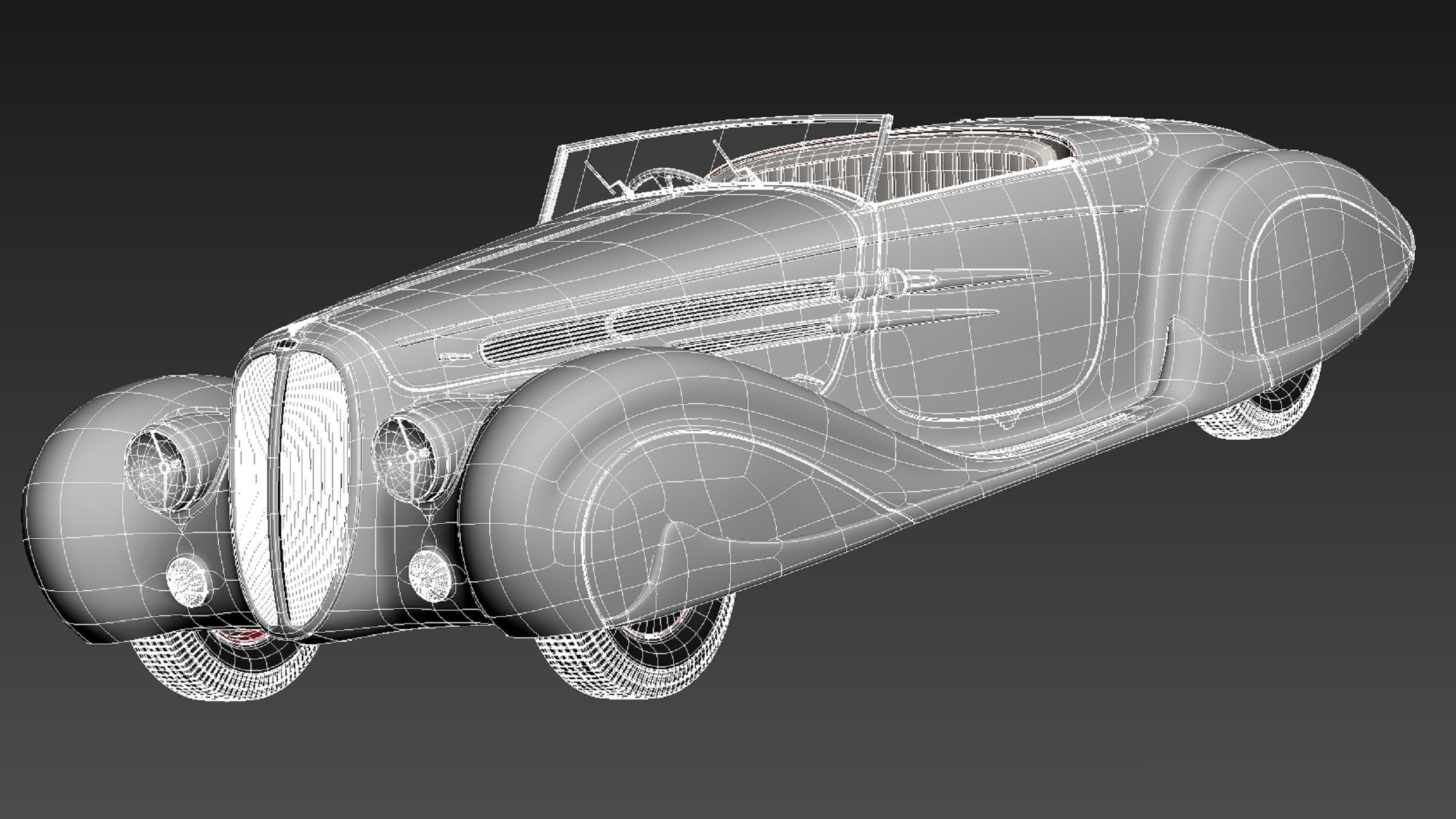 Delahaye T165 1939 3D model_17