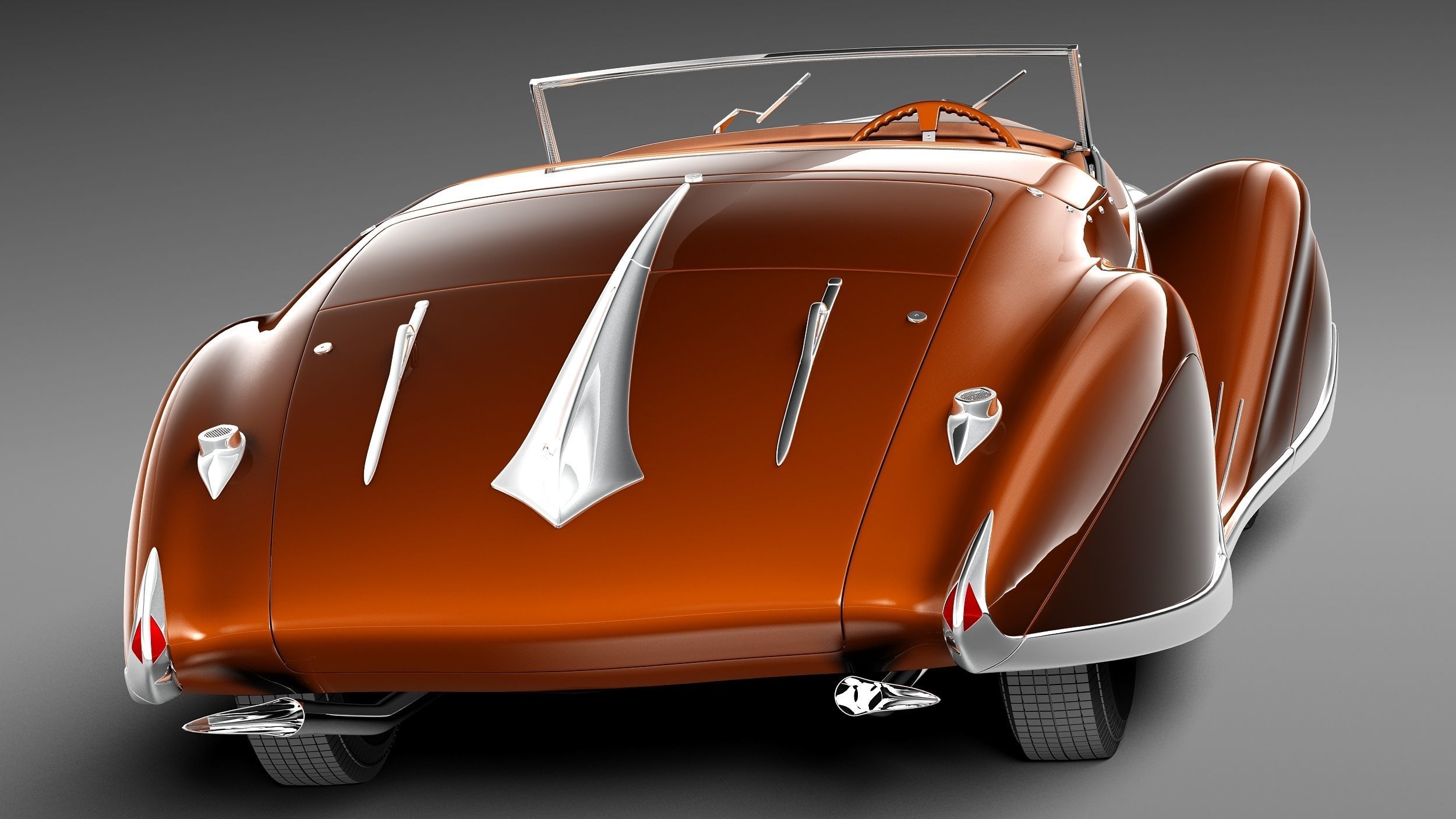 Delahaye T165 1939 3D model_5