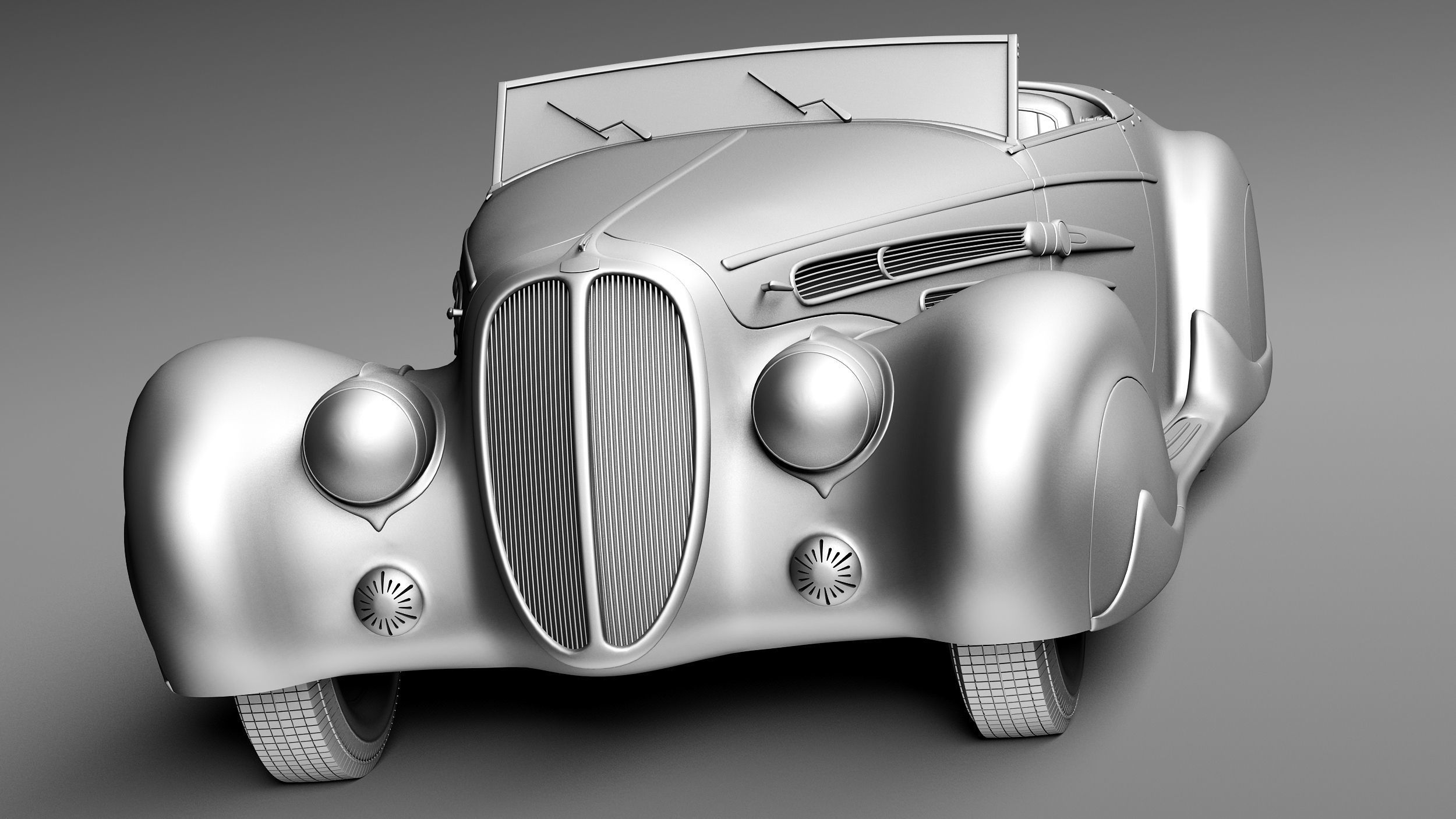 Delahaye T165 1939 3D model_9