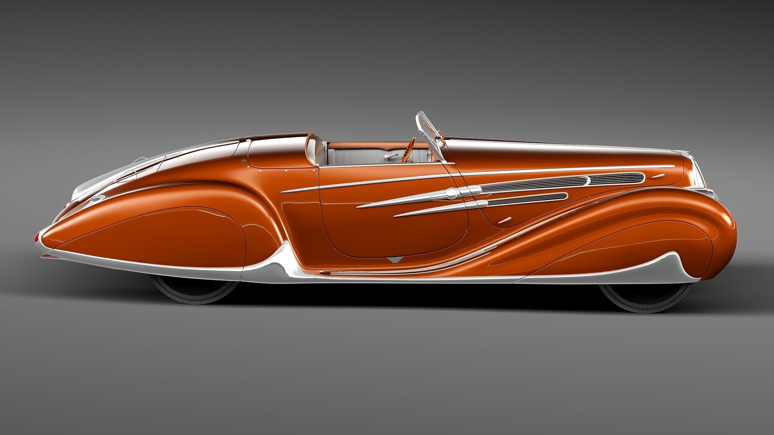 Delahaye T165 1939 3D model_6