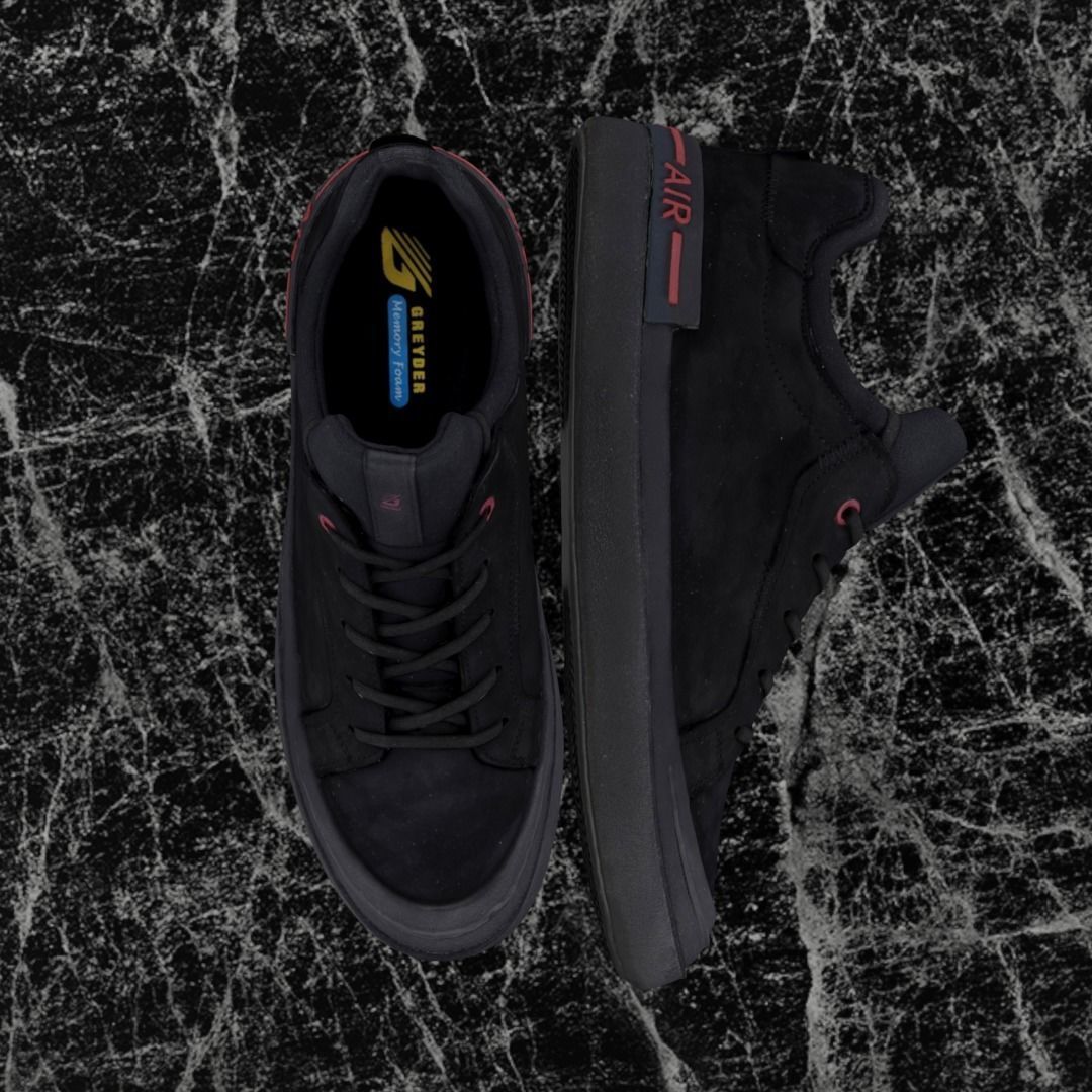 GREYDER 3D SHOES - AIR - SUEDE Low-poly 3D model_3