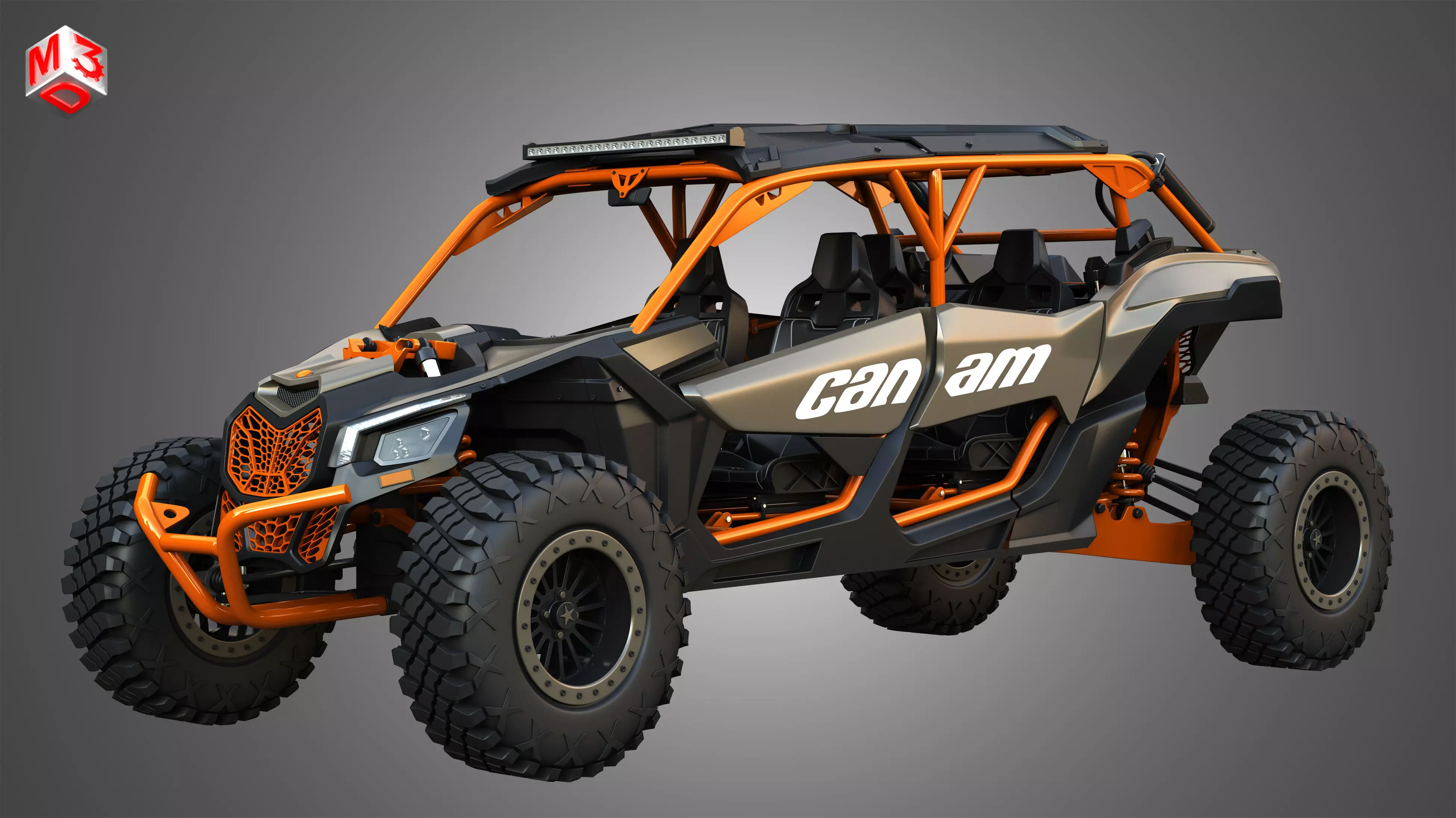 Can-Am Maverick X3 - 4 Doors 3D model_0