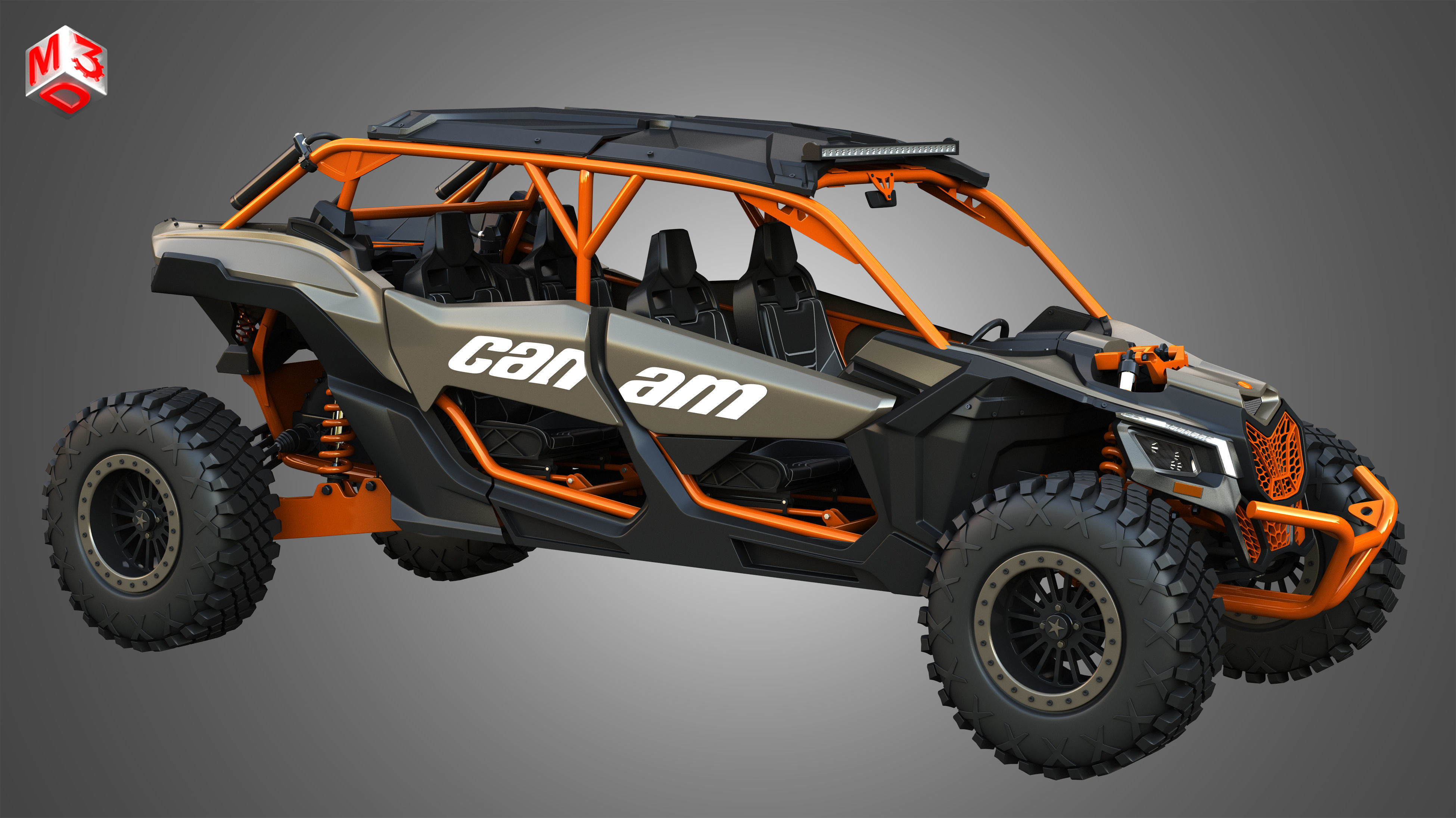 Can-Am Maverick X3 - 4 Doors 3D model_17