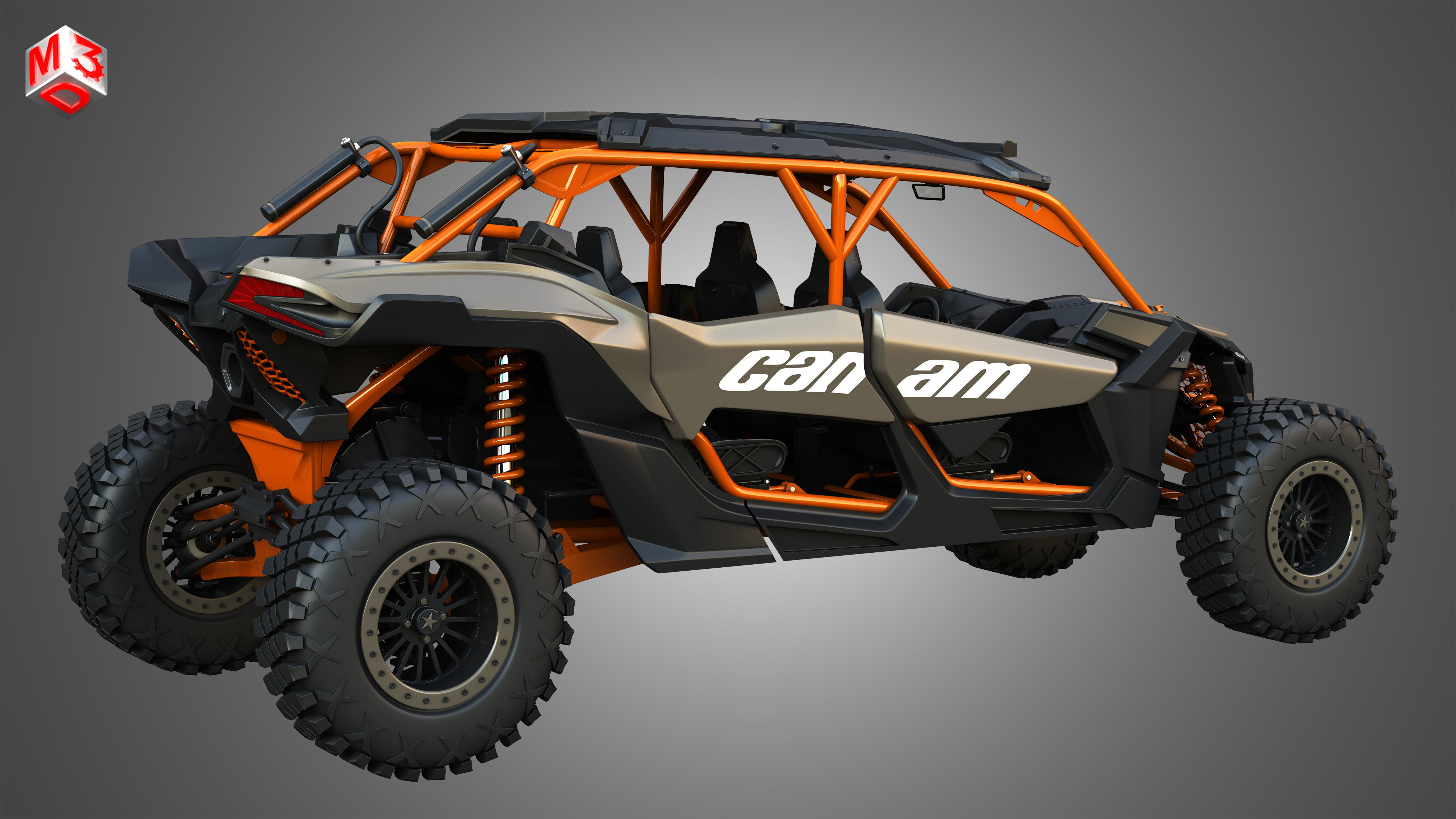 Can-Am Maverick X3 - 4 Doors 3D model_16