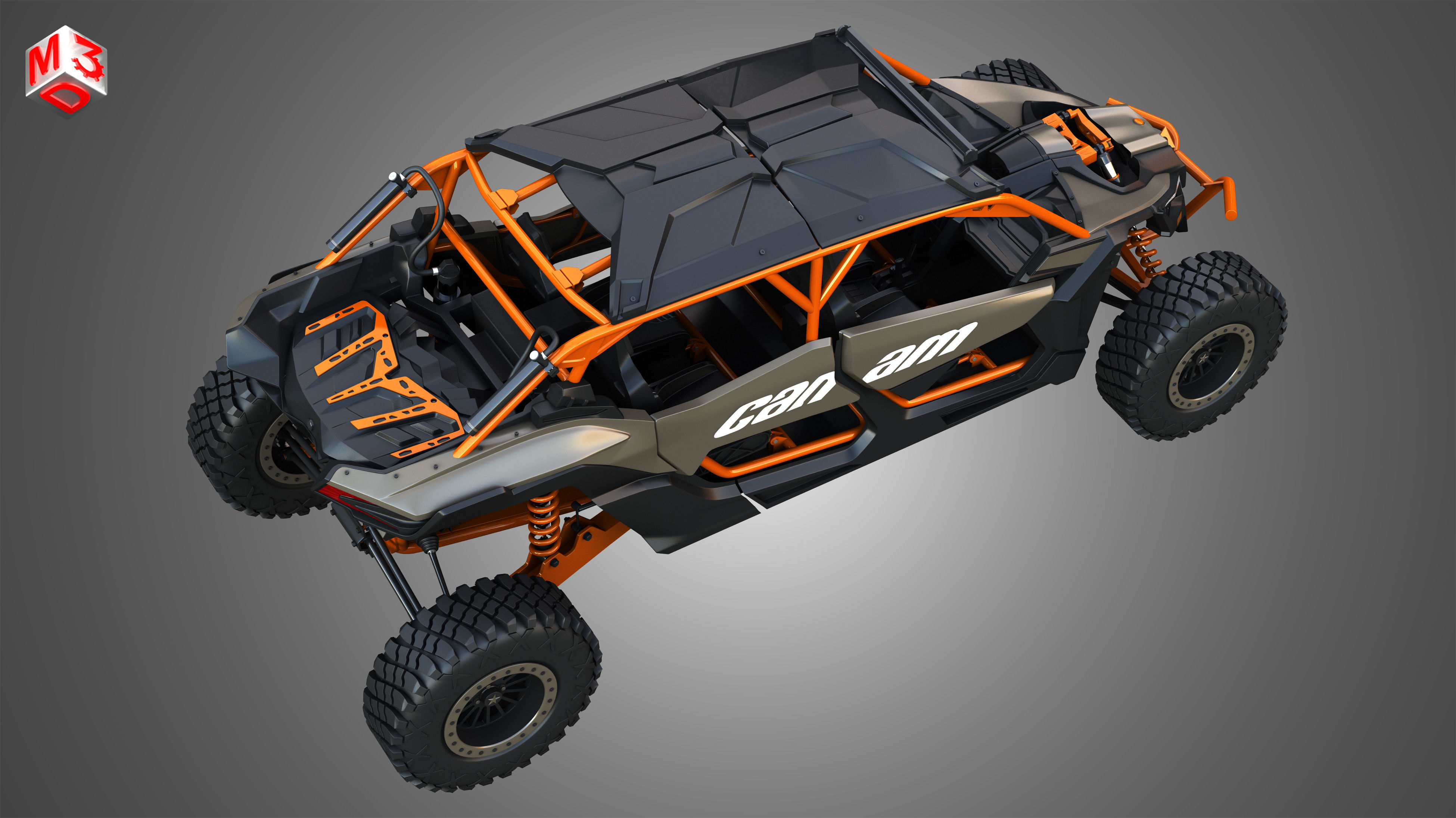 Can-Am Maverick X3 - 4 Doors 3D model_20